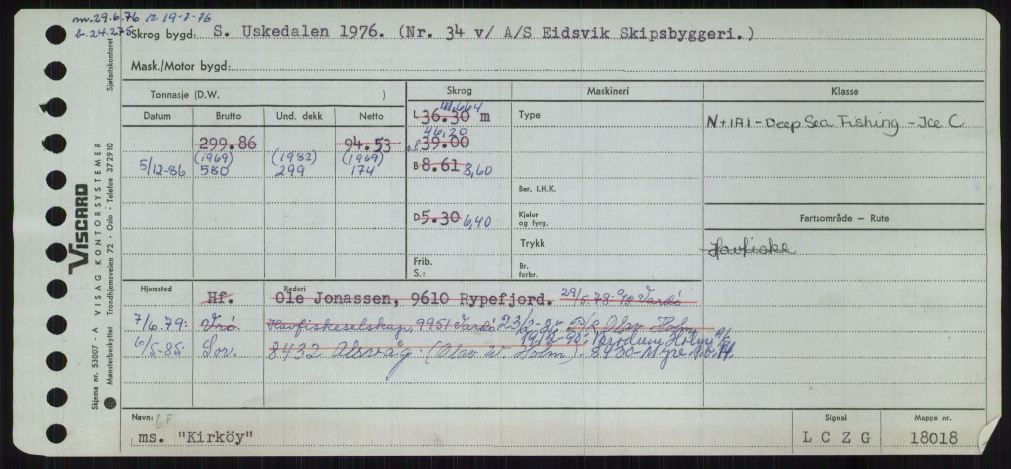 Sjøfartsdirektoratet med forløpere, Skipsmålingen, RA/S-1627/H/Ha/L0003/0001: Fartøy, Hilm-Mar / Fartøy, Hilm-Kol, p. 759