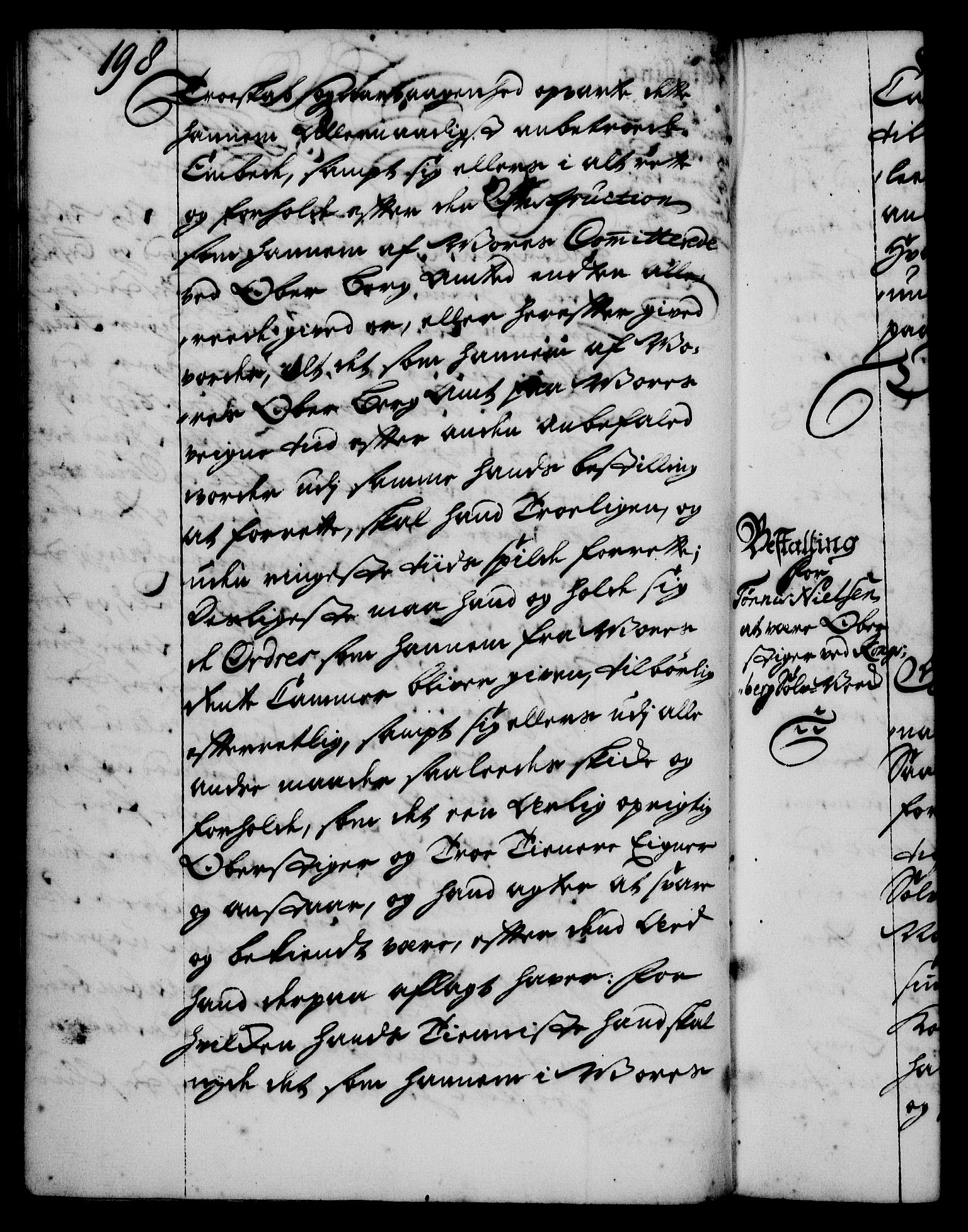 Rentekammeret, Kammerkanselliet, RA/EA-3111/G/Gg/Gge/L0001: Norsk bestallingsprotokoll med register (merket RK 53.25), 1720-1730, p. 198
