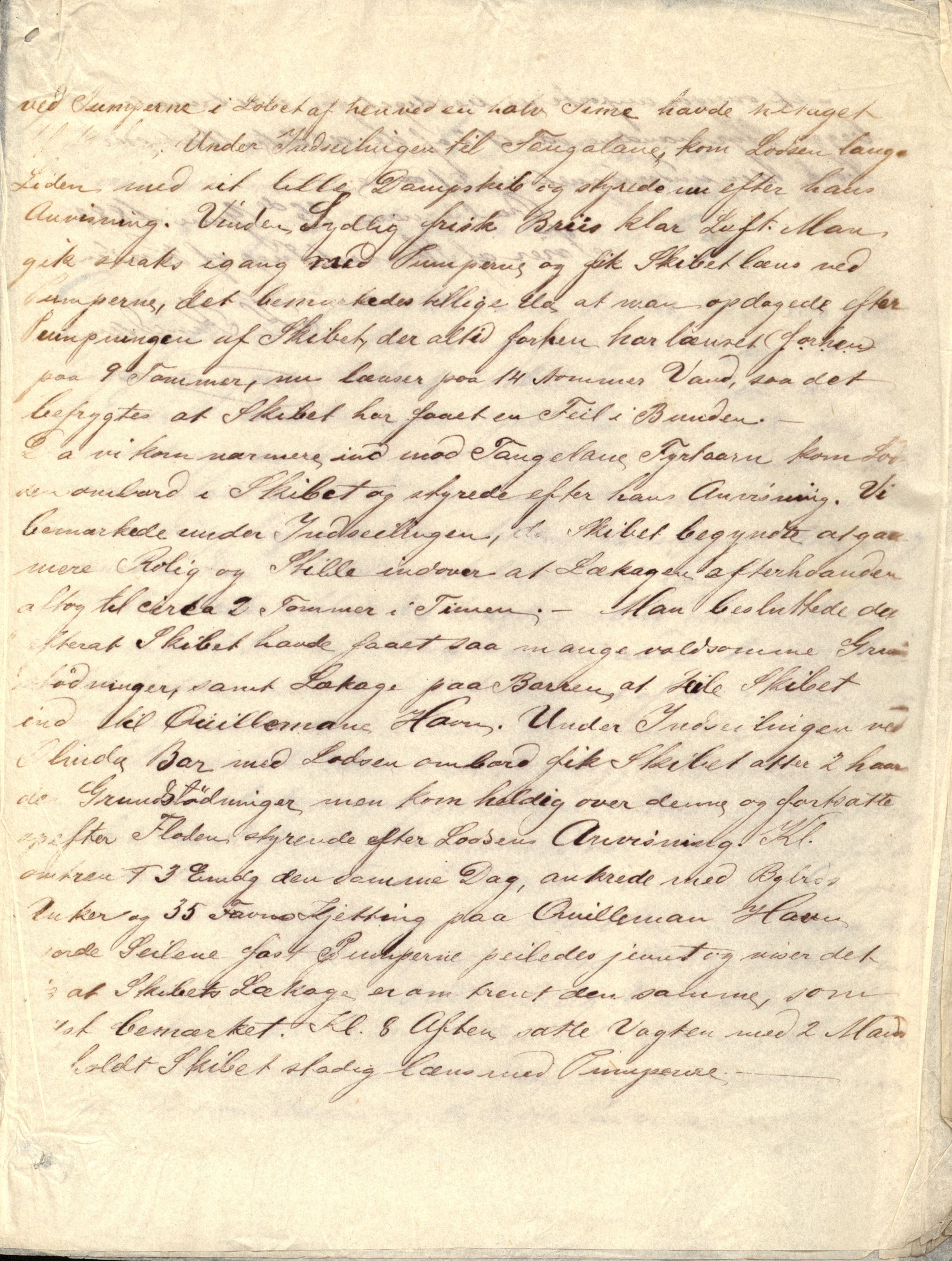 Pa 63 - Østlandske skibsassuranceforening, VEMU/A-1079/G/Ga/L0016/0015: Havaridokumenter / St. Lawrence, Poseidon, Snap, Josephine, Triton, 1883, p. 54