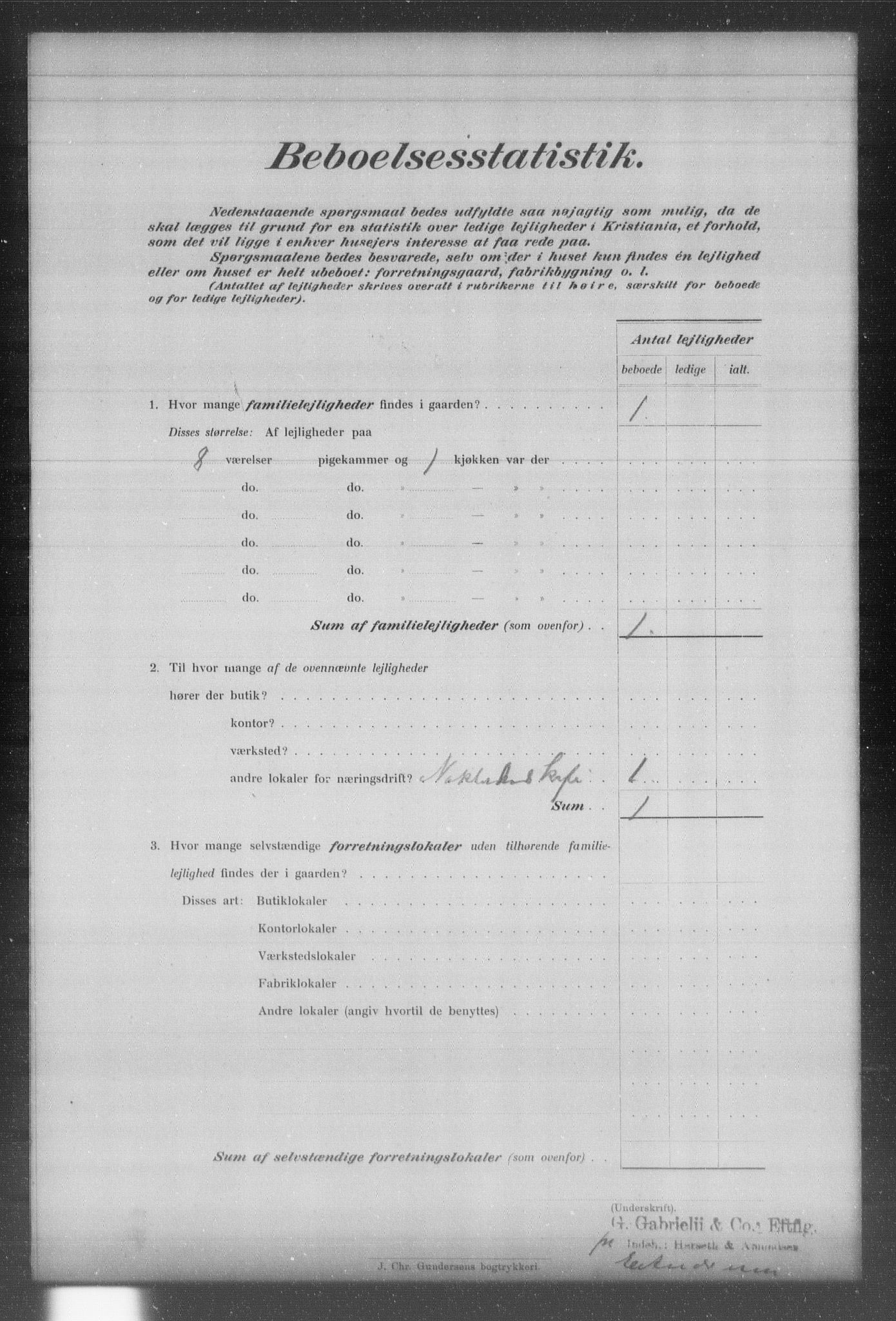 OBA, Municipal Census 1903 for Kristiania, 1903, p. 11352