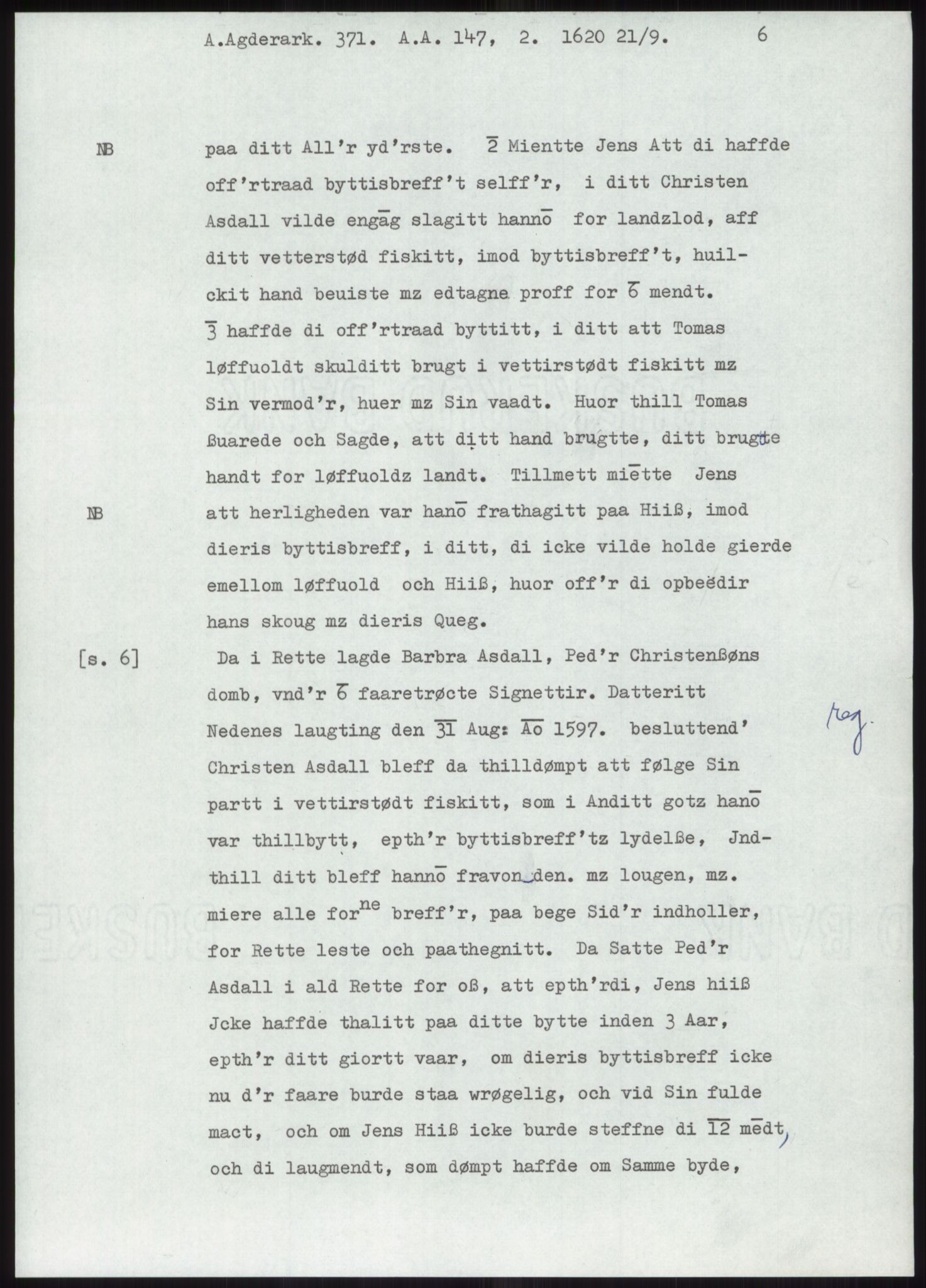 Samlinger til kildeutgivelse, Diplomavskriftsamlingen, AV/RA-EA-4053/H/Ha, p. 1205