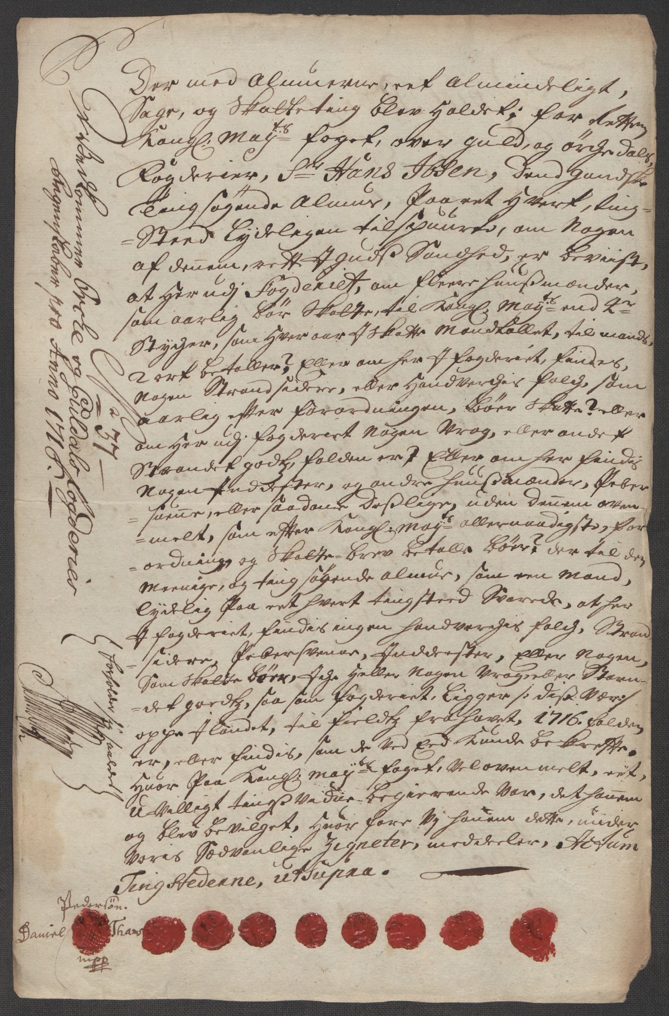 Rentekammeret inntil 1814, Reviderte regnskaper, Fogderegnskap, AV/RA-EA-4092/R60/L3968: Fogderegnskap Orkdal og Gauldal, 1716, p. 25