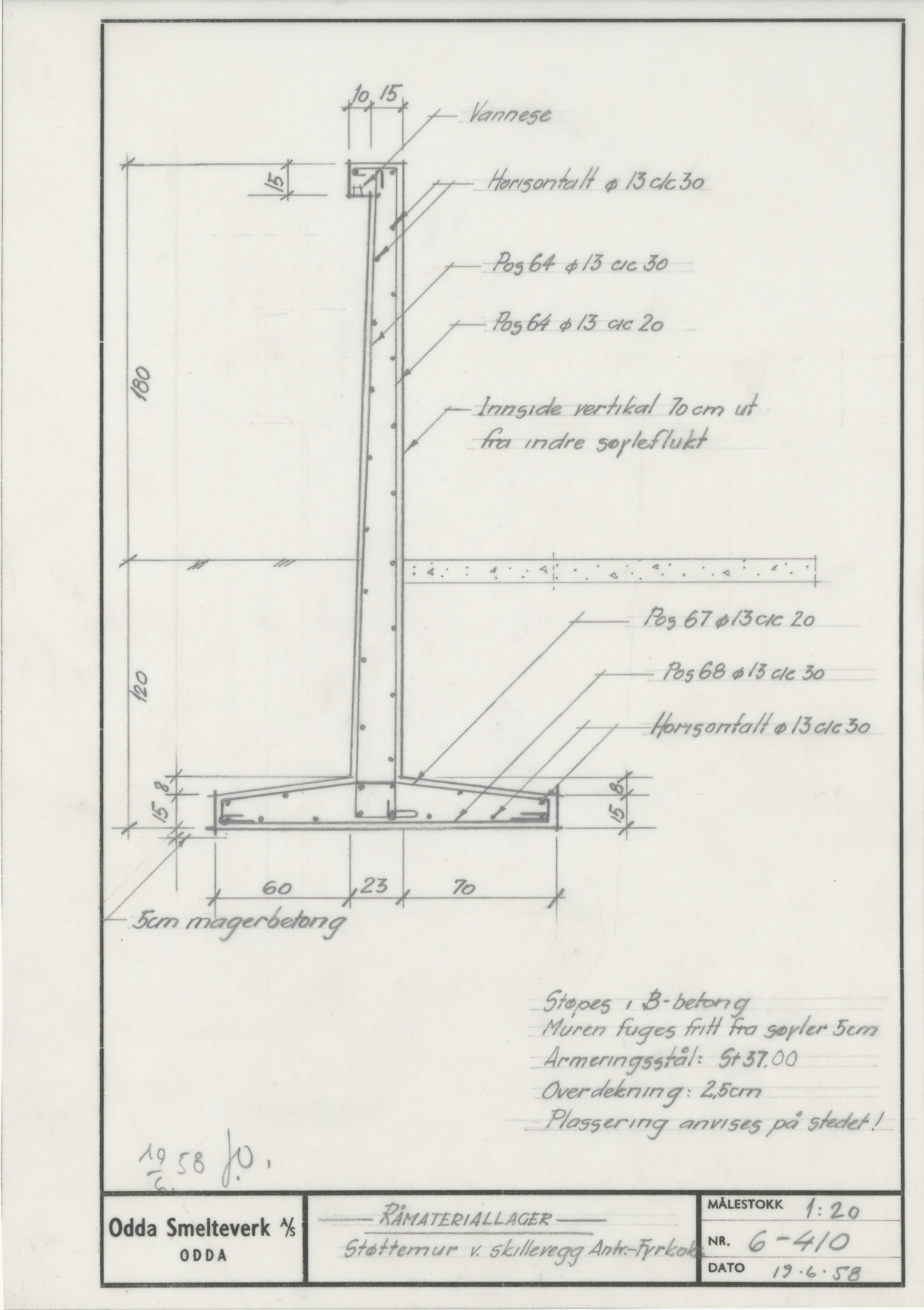 Odda smelteverk AS, KRAM/A-0157.1/T/Td/L0006: Gruppe 6. Siloer, 1940-1980, p. 84