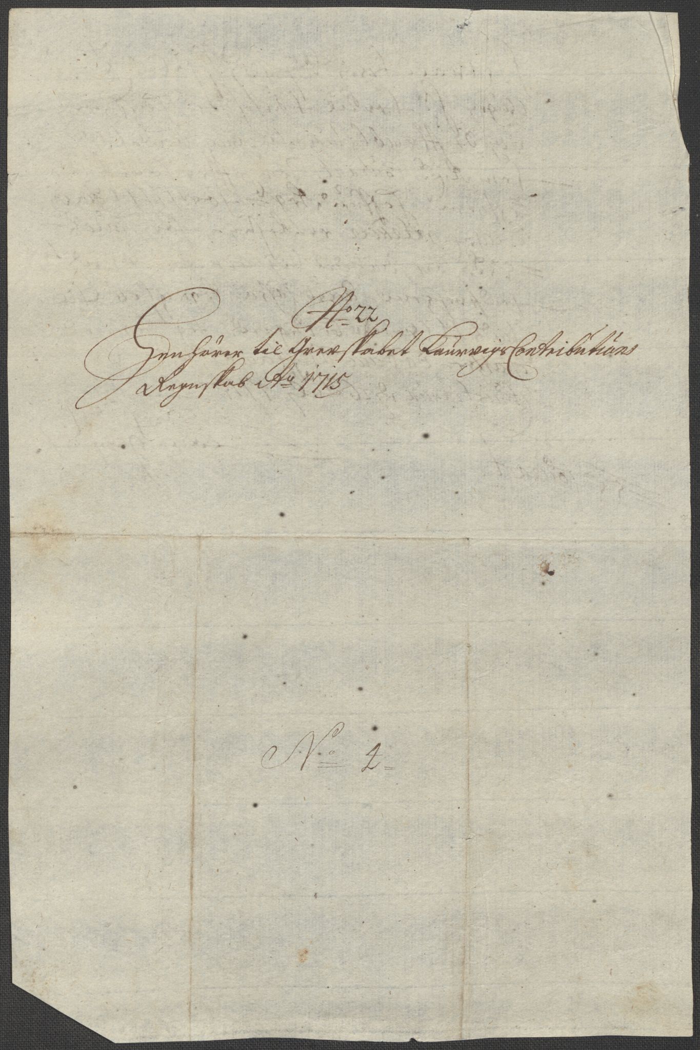 Rentekammeret inntil 1814, Reviderte regnskaper, Fogderegnskap, AV/RA-EA-4092/R33/L1986: Fogderegnskap Larvik grevskap, 1714-1715, p. 510