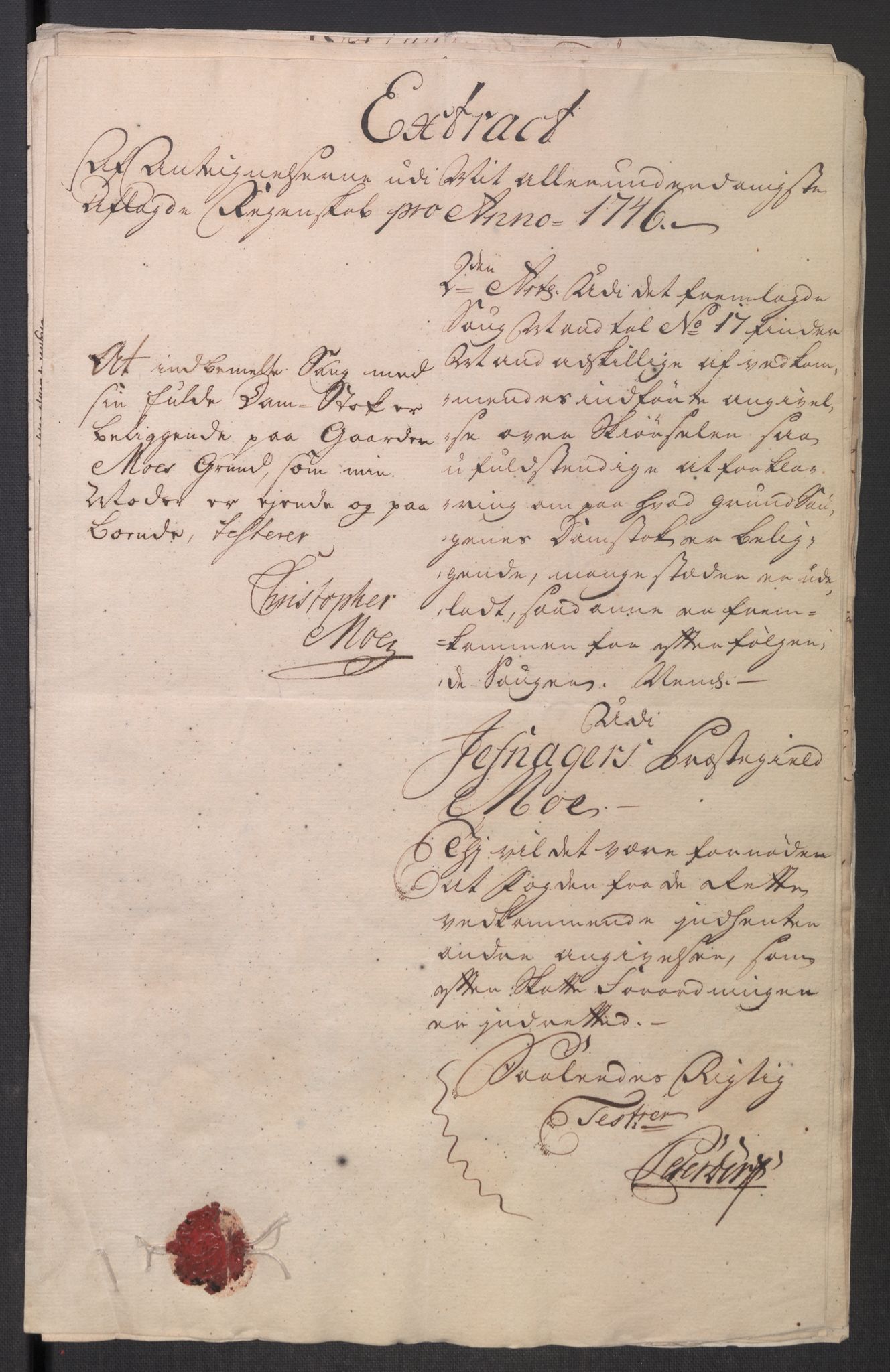 Rentekammeret inntil 1814, Reviderte regnskaper, Fogderegnskap, AV/RA-EA-4092/R18/L1345: Fogderegnskap Hadeland, Toten og Valdres, 1745-1746, p. 583