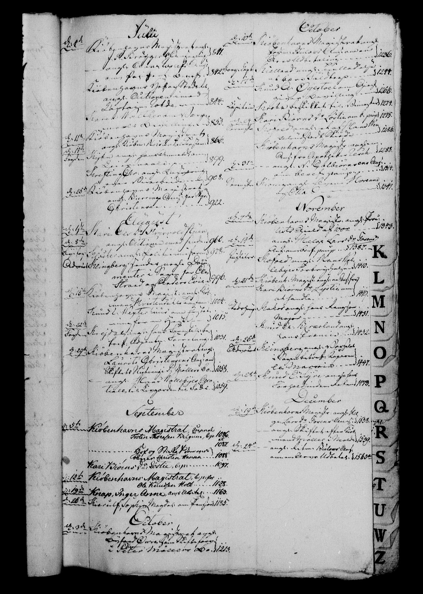 Danske Kanselli 1800-1814, AV/RA-EA-3024/H/Hg/Hga/Hgaa/L0004: Brevbok, 1801