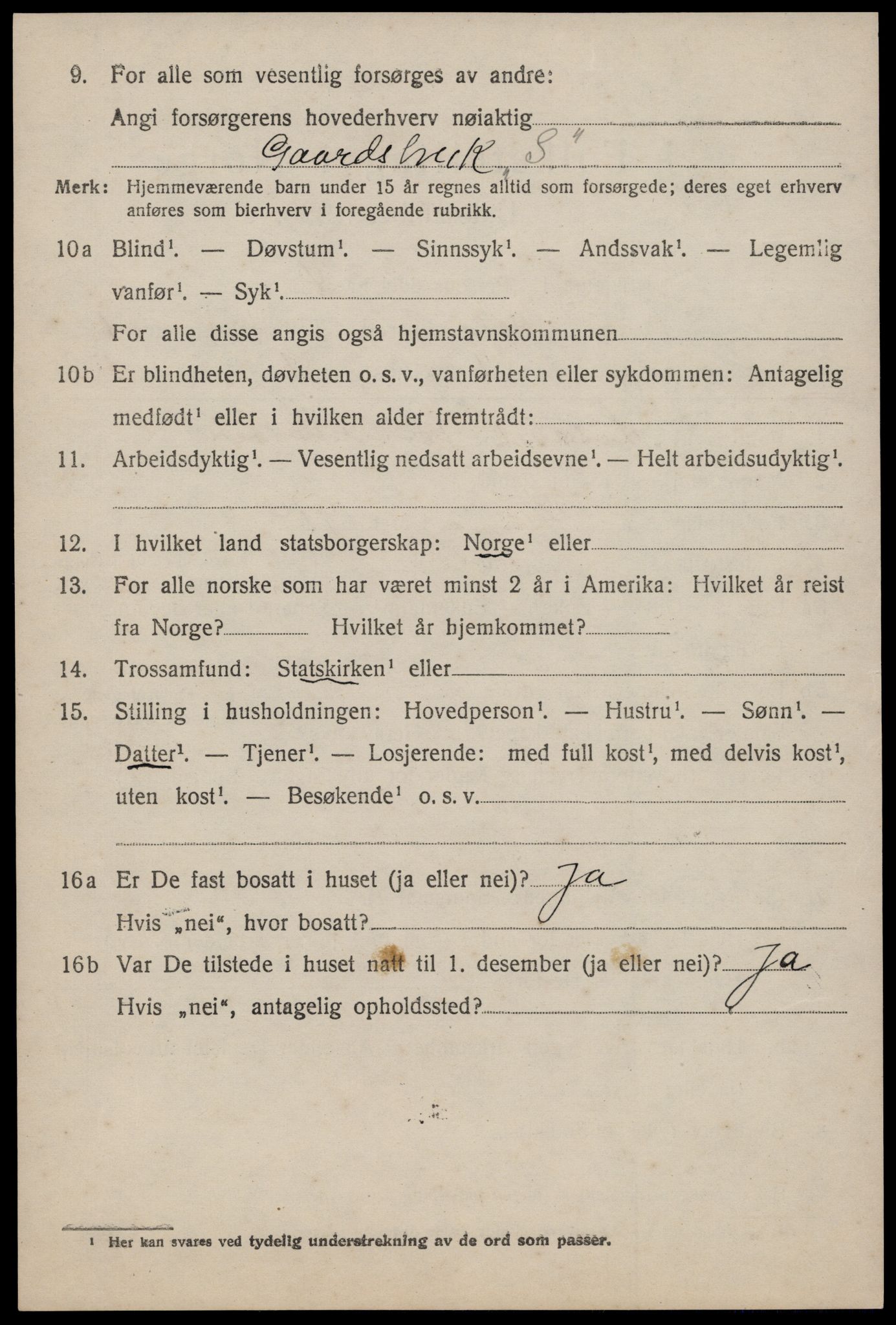 SAST, 1920 census for Høle, 1920, p. 530