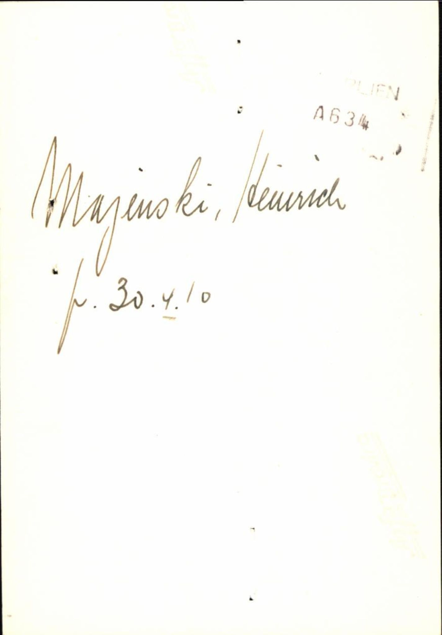 Forsvaret, Forsvarets overkommando II, AV/RA-RAFA-3915/D/Db/L0021: CI Questionaires. Tyske okkupasjonsstyrker i Norge. Tyskere., 1945-1946, p. 88