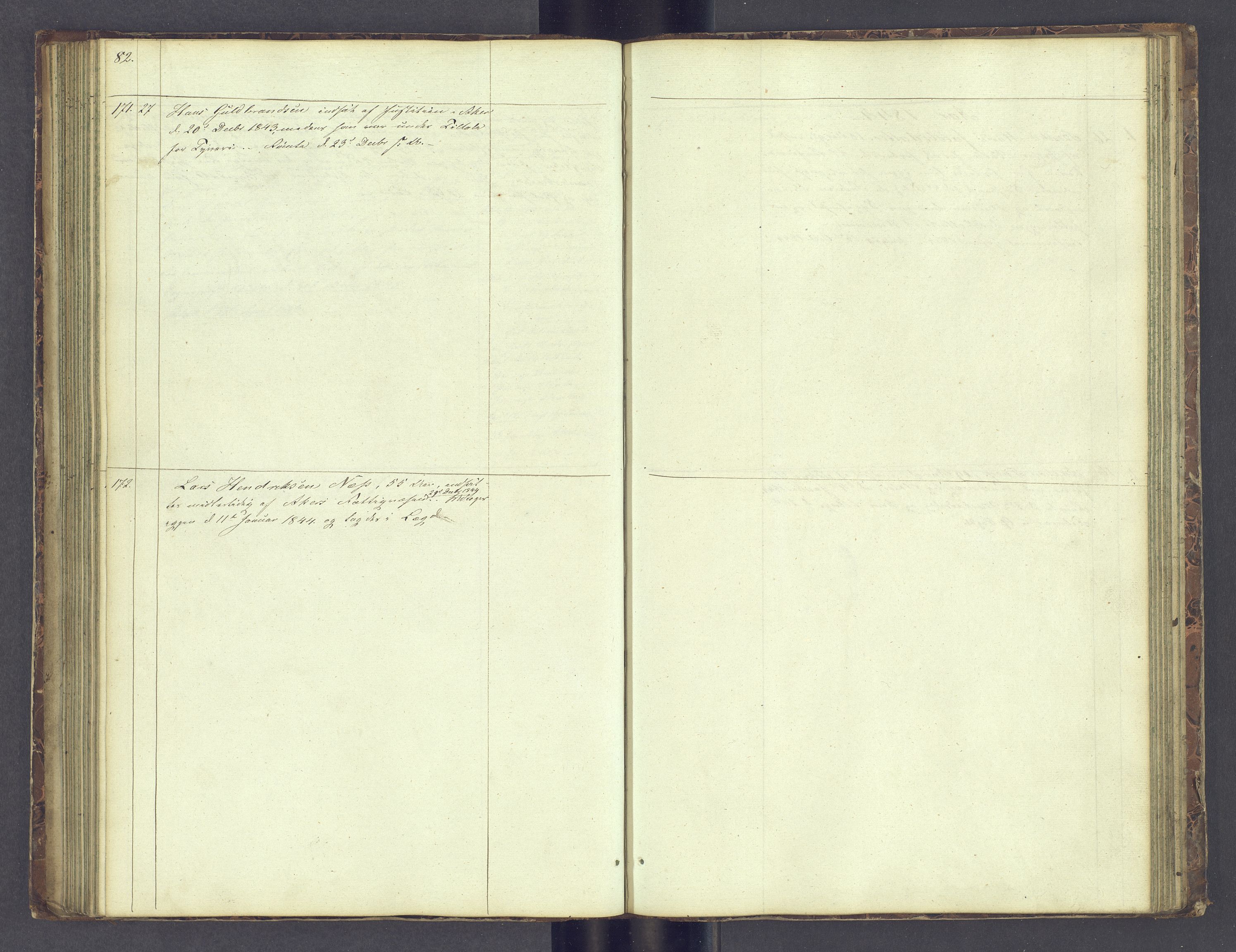 Toftes Gave, SAH/SKOLE-007/F/Fc/L0001: Elevprotokoll, 1841-1847, p. 82