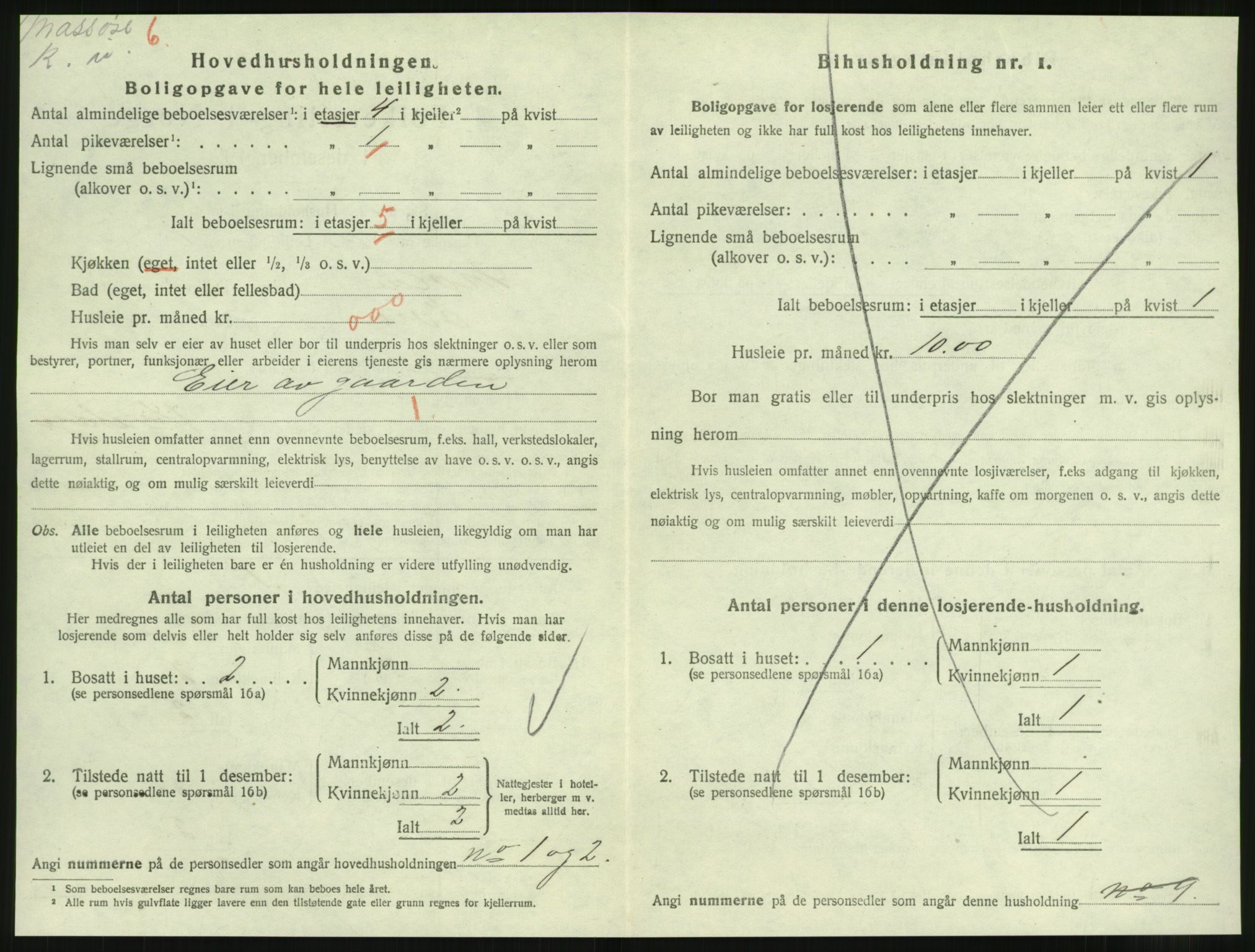 SAT, 1920 census for Molde, 1920, p. 1096