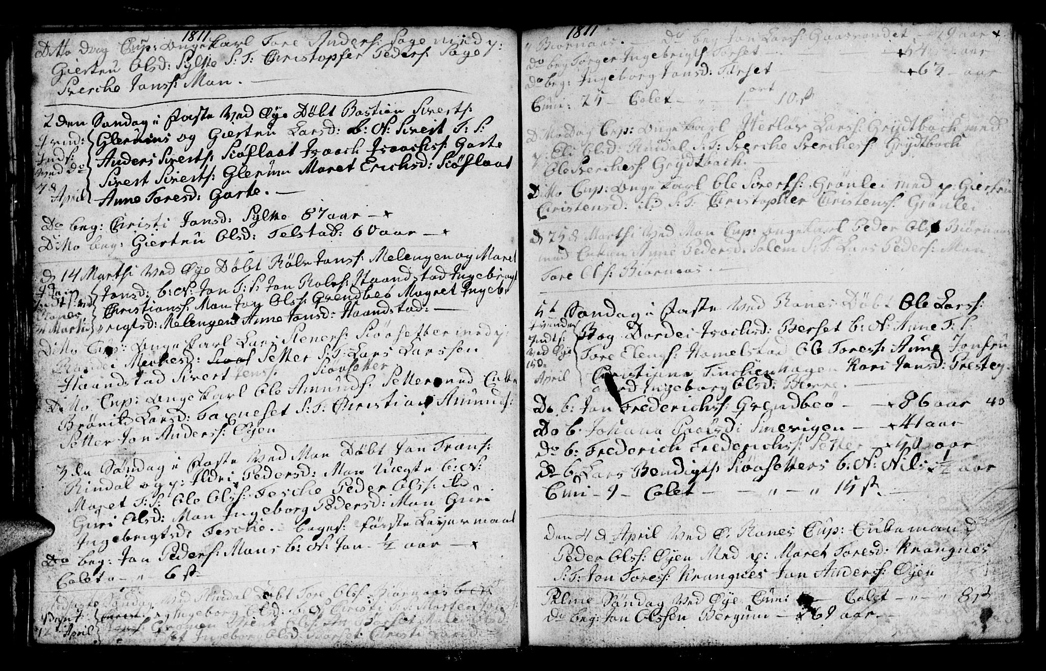 Ministerialprotokoller, klokkerbøker og fødselsregistre - Møre og Romsdal, AV/SAT-A-1454/595/L1049: Parish register (copy) no. 595C01, 1805-1819, p. 57