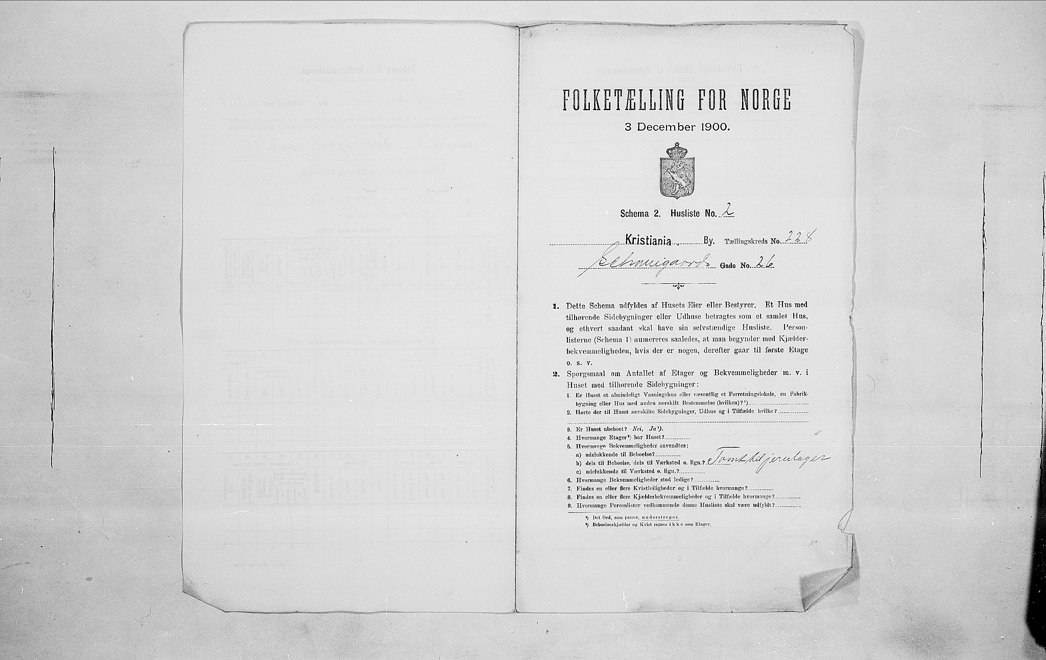 SAO, 1900 census for Kristiania, 1900, p. 80774