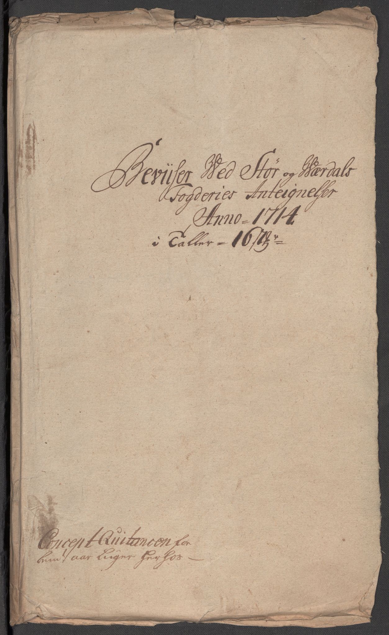 Rentekammeret inntil 1814, Reviderte regnskaper, Fogderegnskap, AV/RA-EA-4092/R62/L4204: Fogderegnskap Stjørdal og Verdal, 1714, p. 322