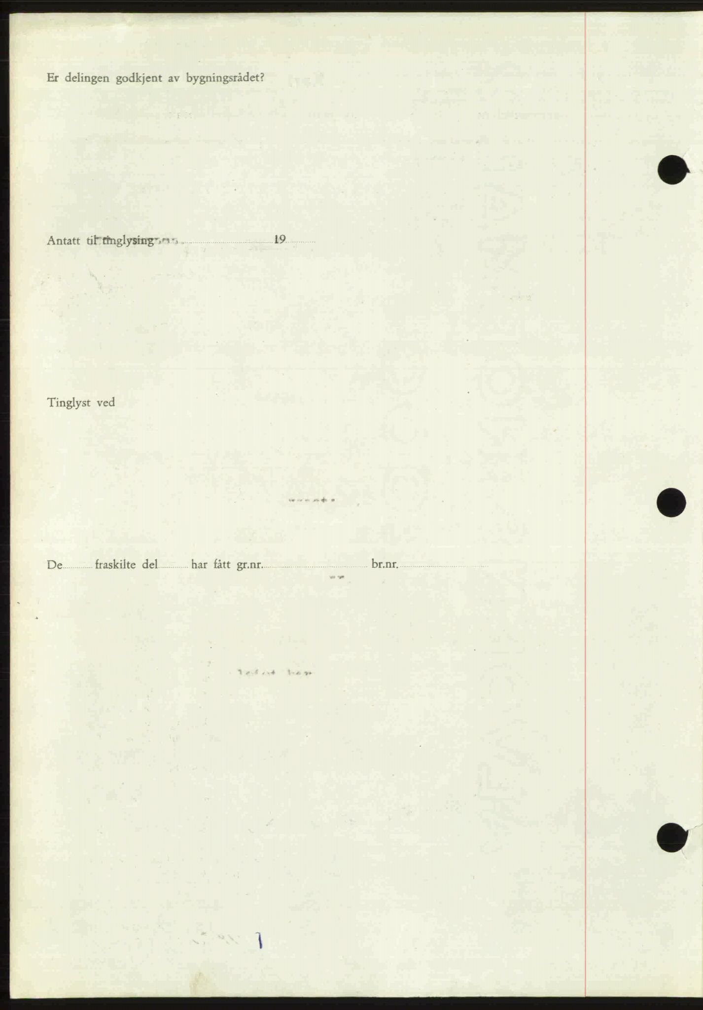 Toten tingrett, SAH/TING-006/H/Hb/Hbc/L0020: Mortgage book no. Hbc-20, 1948-1948, Diary no: : 2950/1948