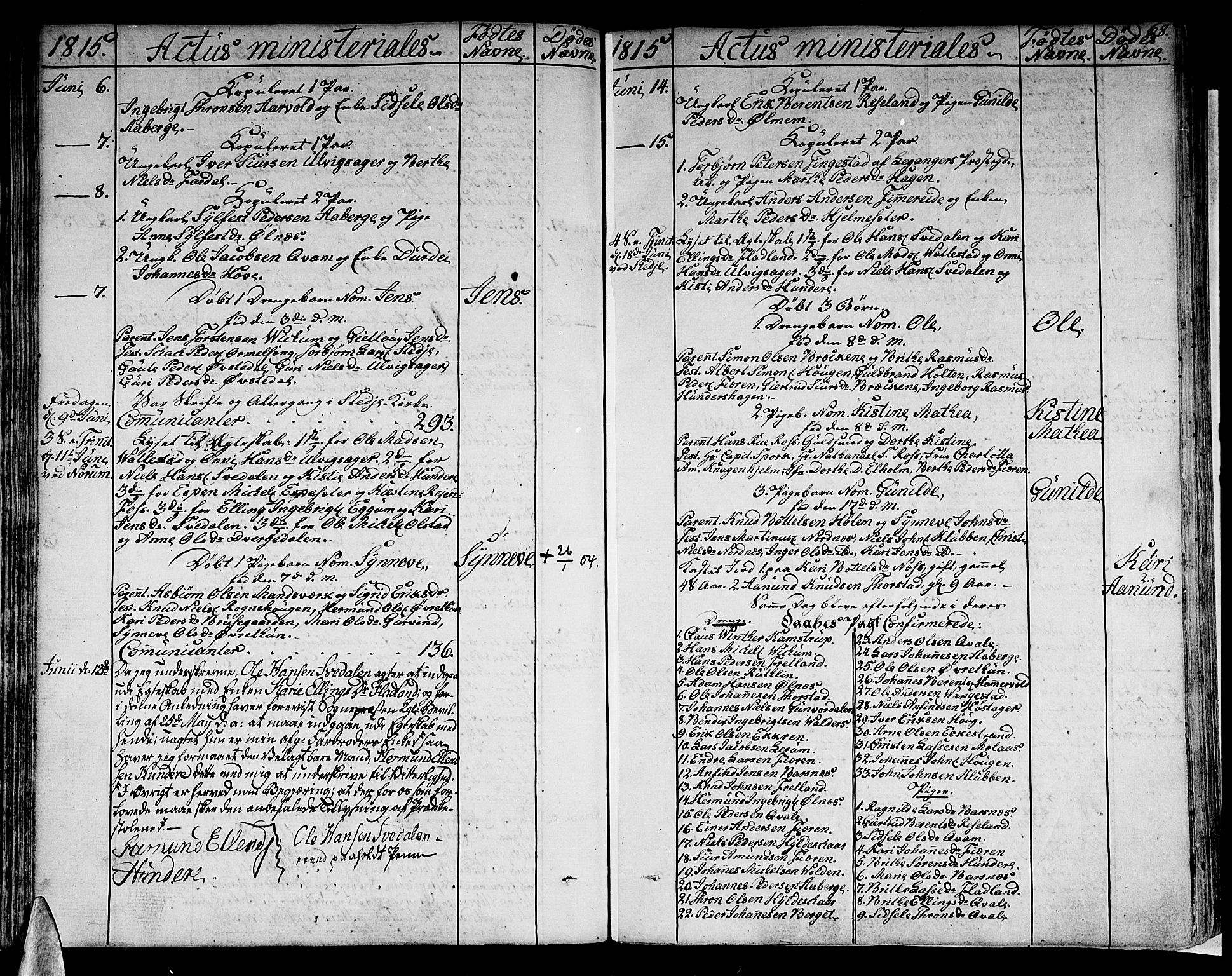 Sogndal sokneprestembete, SAB/A-81301/H/Haa/Haaa/L0009: Parish register (official) no. A 9, 1809-1821, p. 68