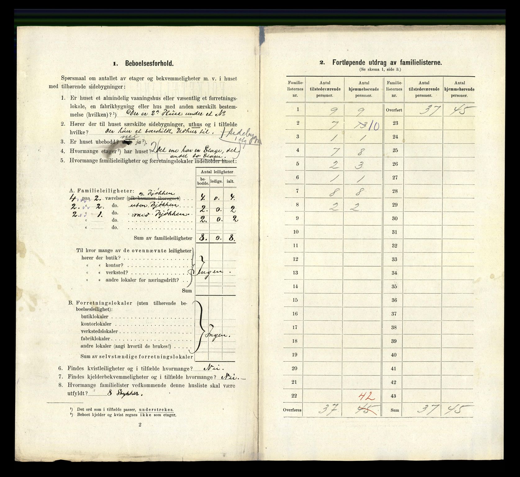 RA, 1910 census for Larvik, 1910, p. 6320