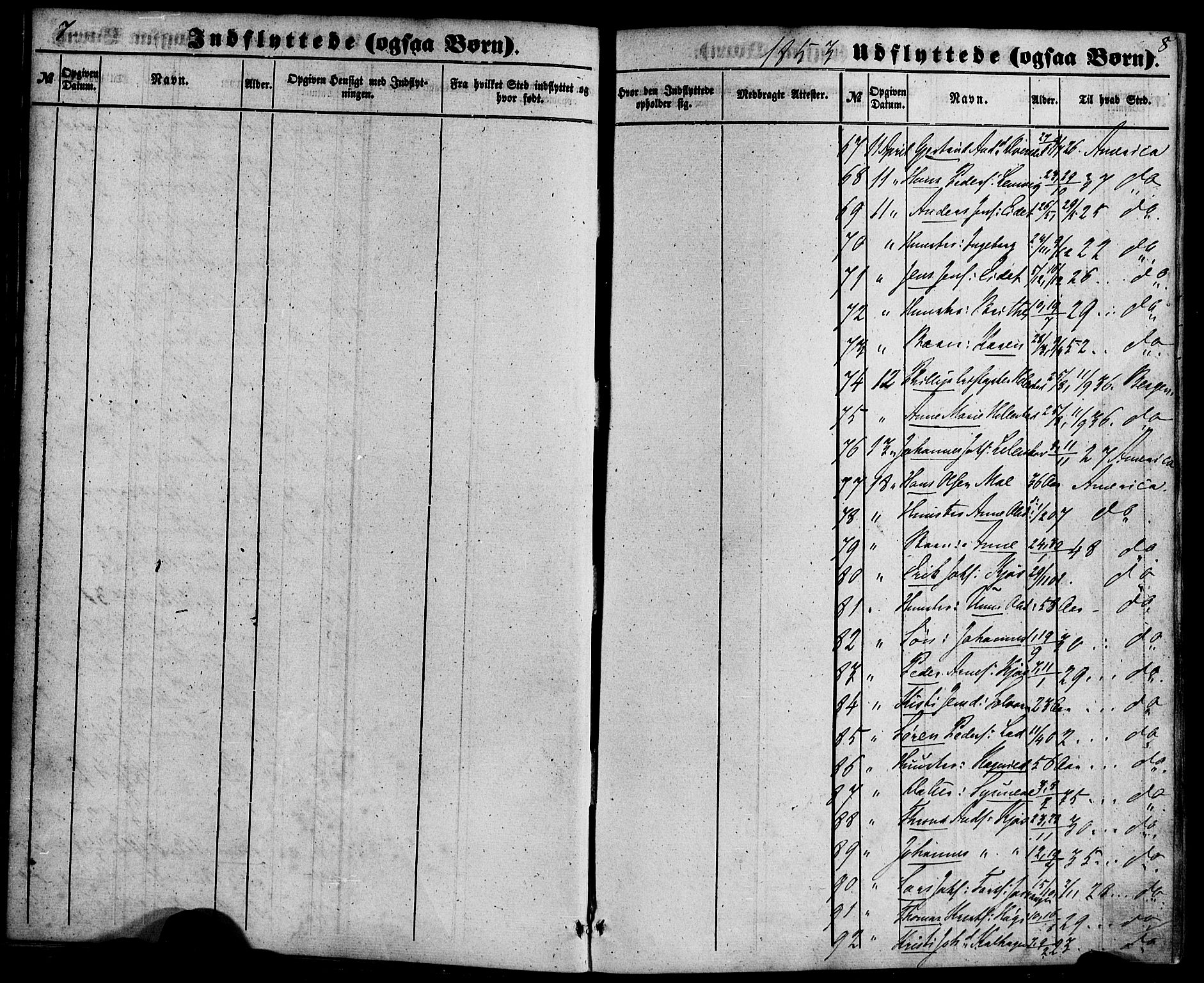 Hafslo sokneprestembete, SAB/A-80301/H/Haa/Haaa/L0018: Parish register (official) no. A 18, 1853-1886, p. 6-7