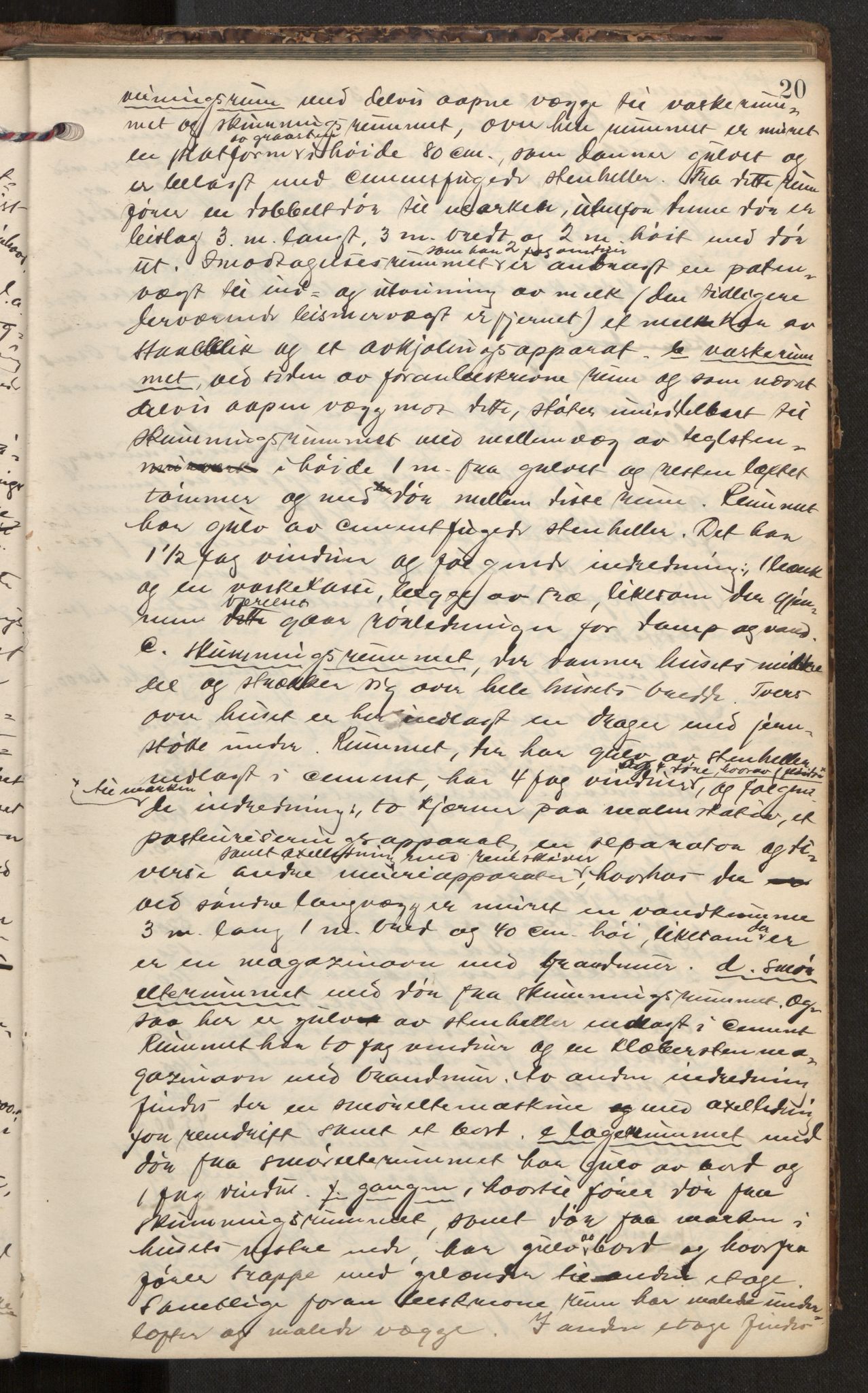 Norges Brannkasse Sømna/Vik, AV/SAT-A-5560/Fa/L0001: Branntakstprotokoll, 1904-1921, p. 20a