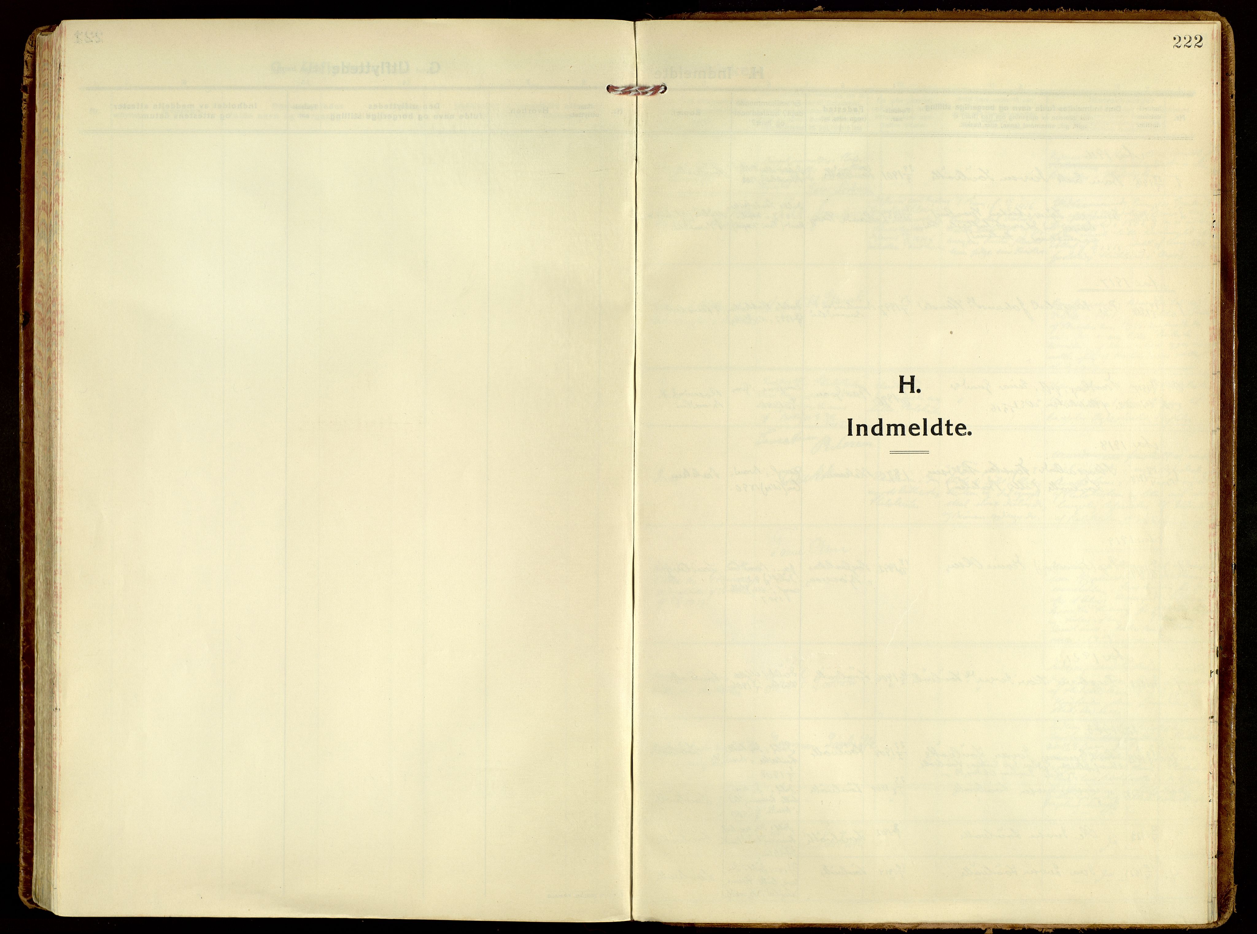 Brandbu prestekontor, AV/SAH-PREST-114/H/Ha/Haa/L0004: Parish register (official) no. 4, 1913-1923, p. 222