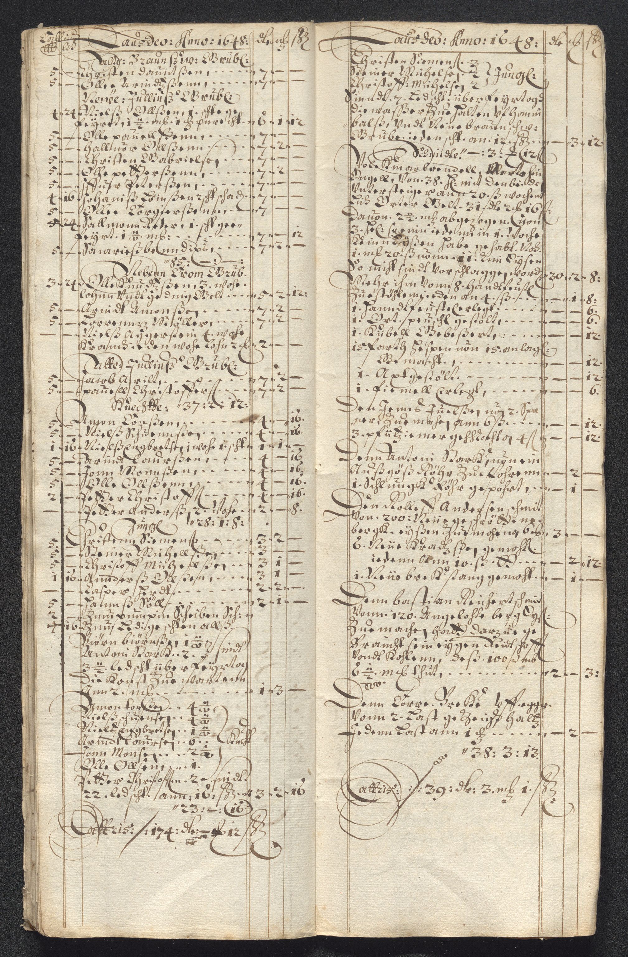 Kongsberg Sølvverk 1623-1816, AV/SAKO-EA-3135/001/D/Dc/Dcd/L0022: Utgiftsregnskap for gruver m.m., 1647-1648, p. 270