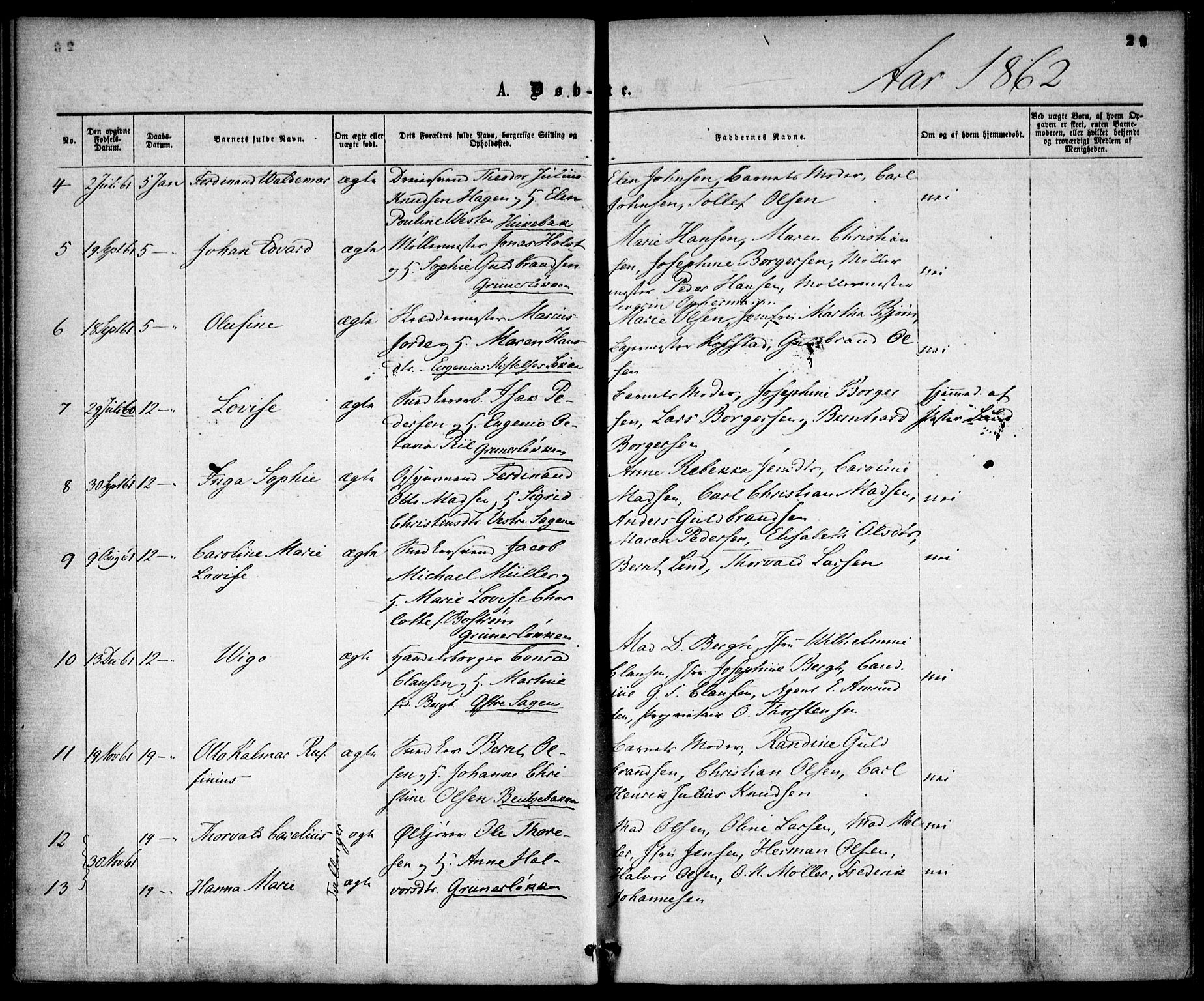 Gamle Aker prestekontor Kirkebøker, SAO/A-10617a/F/L0001: Parish register (official) no. 1, 1861-1865, p. 29
