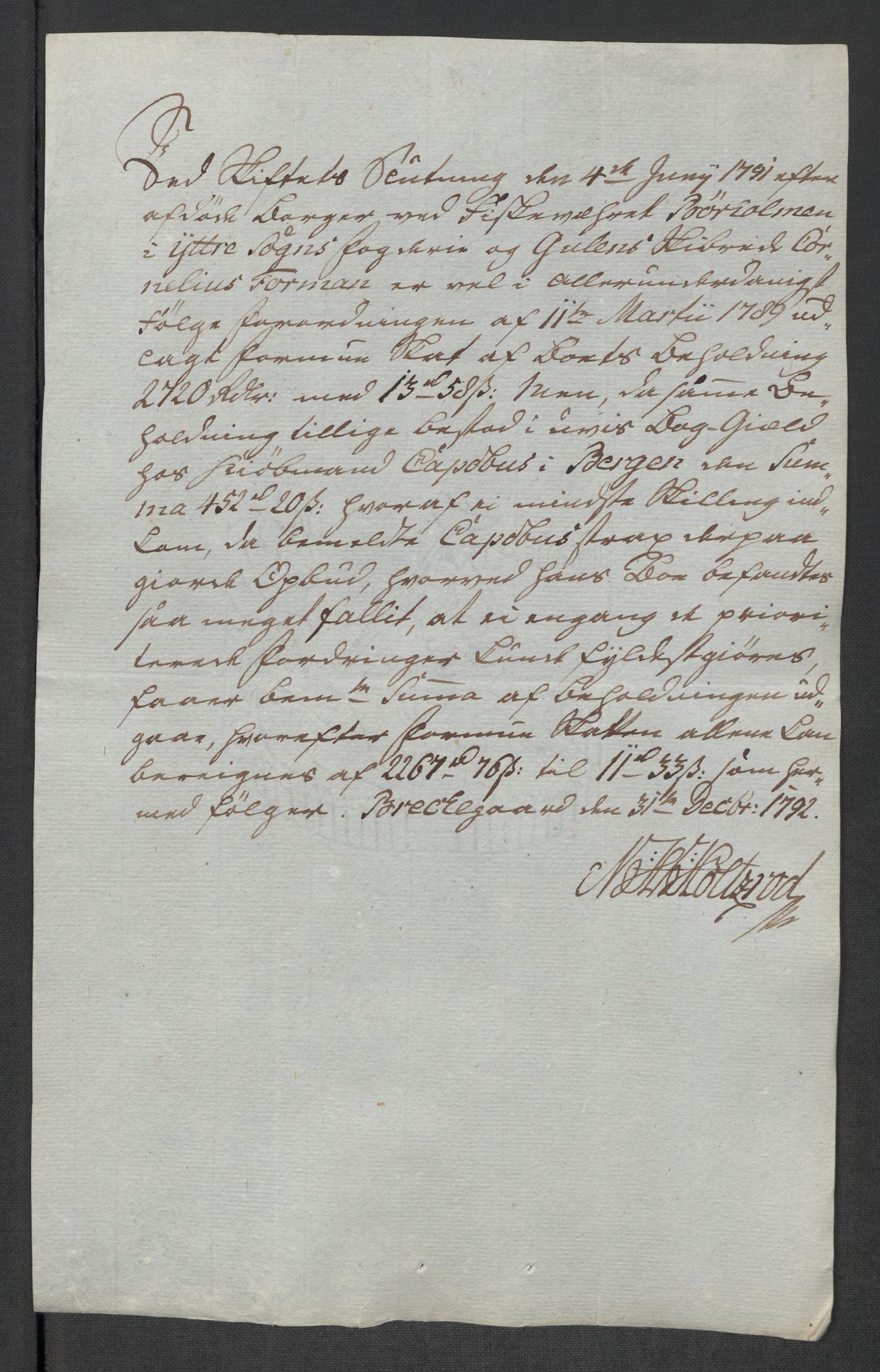 Rentekammeret inntil 1814, Reviderte regnskaper, Mindre regnskaper, AV/RA-EA-4068/Rf/Rfe/L0056:  Ytre og Indre Sogn fogderi, 1789, p. 44