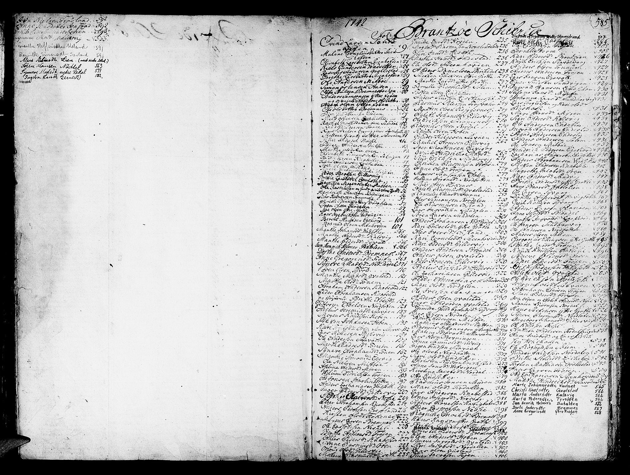 Sunnfjord tingrett, AV/SAB-A-3201/1/H/Ha/Hac/L0013b: Skifteprotokoll, folio 301-600, 1763-1772, p. 584b-585a