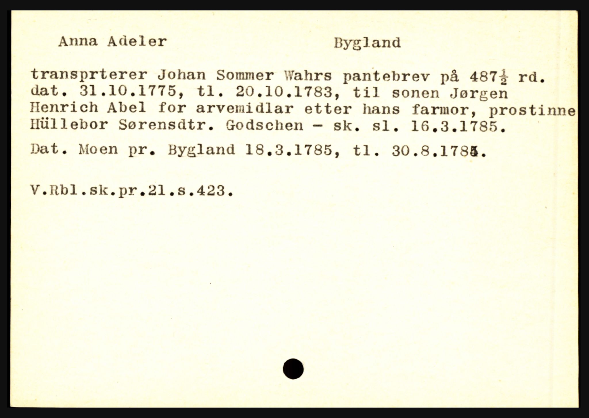 Setesdal sorenskriveri, SAK/1221-0011/H, p. 23