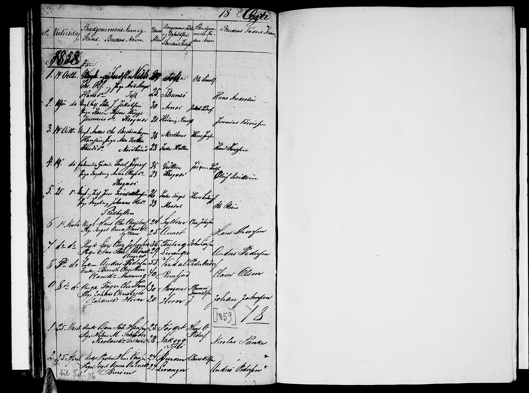 Ministerialprotokoller, klokkerbøker og fødselsregistre - Nordland, SAT/A-1459/813/L0211: Parish register (copy) no. 813C03, 1842-1863, p. 129