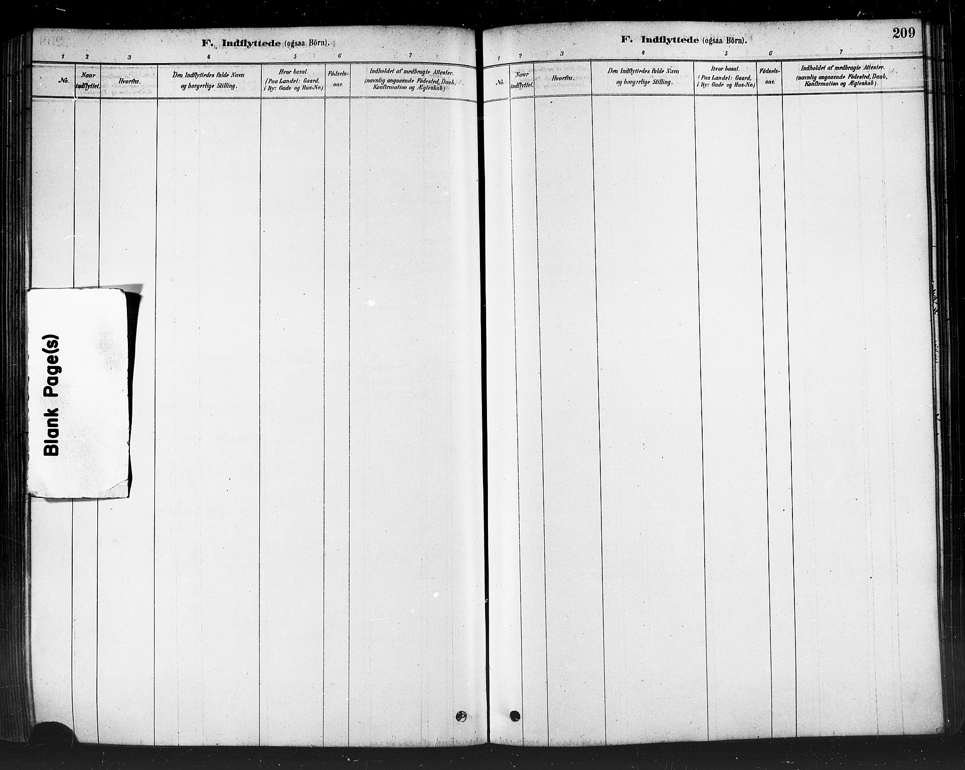 Måsøy sokneprestkontor, AV/SATØ-S-1348/H/Ha/L0004kirke: Parish register (official) no. 4, 1878-1891, p. 209