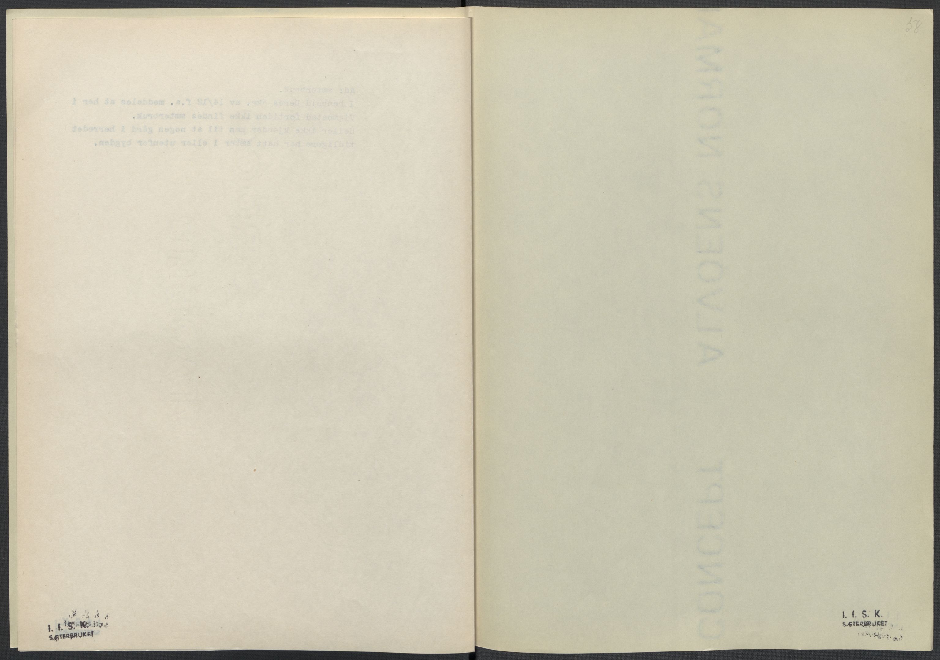 Instituttet for sammenlignende kulturforskning, RA/PA-0424/F/Fc/L0008/0003: Eske B8: / Vest-Agder (perm XXI), 1932-1935, p. 58