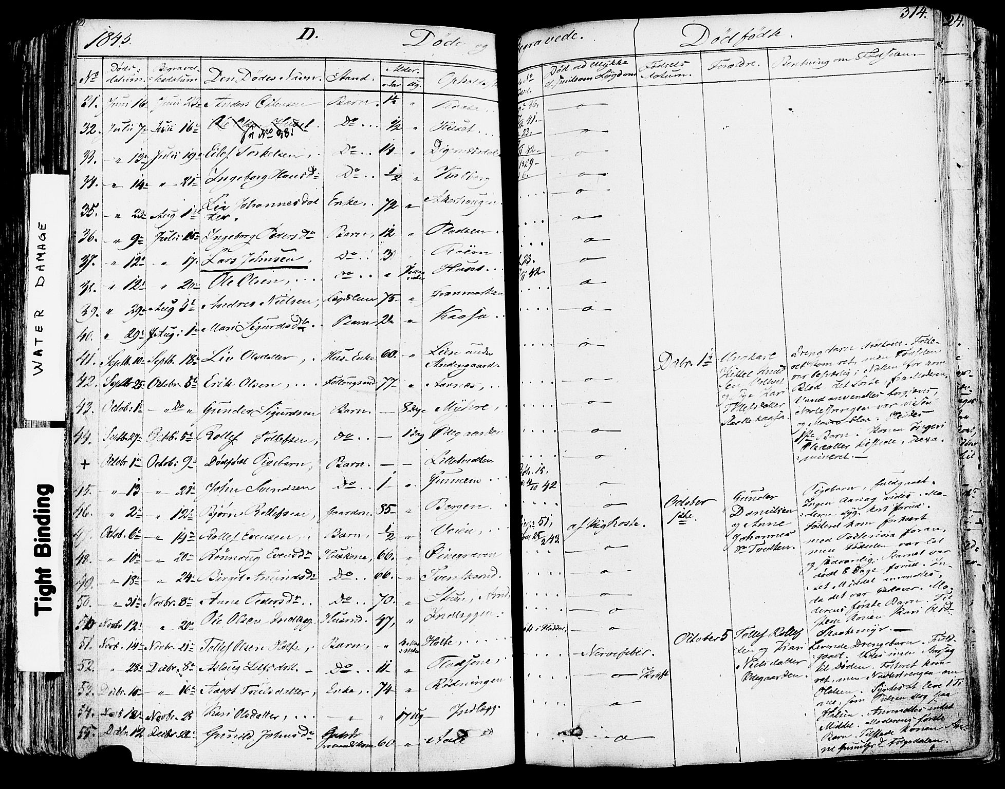 Sauherad kirkebøker, AV/SAKO-A-298/F/Fa/L0006: Parish register (official) no. I 6, 1827-1850, p. 314