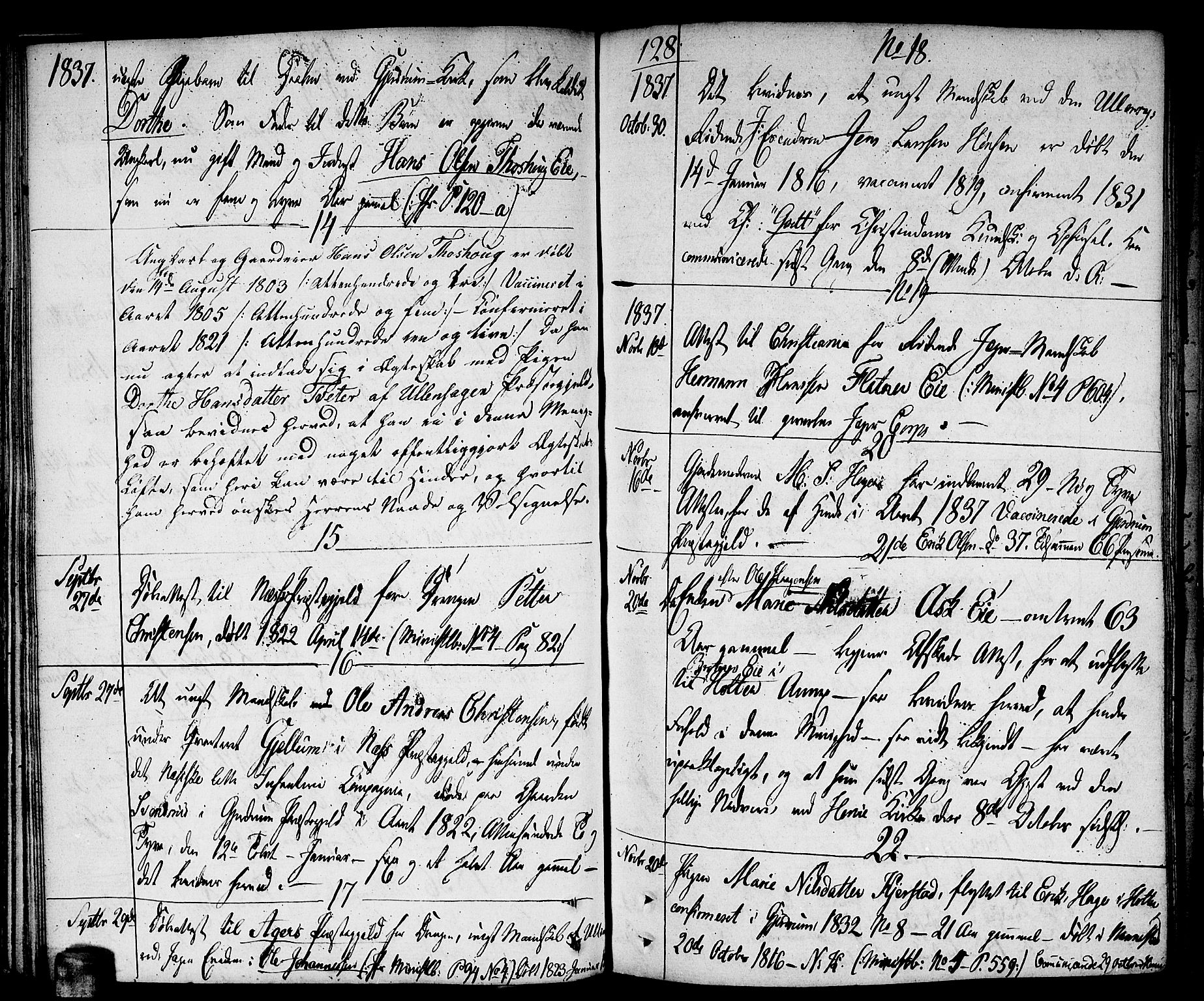 Gjerdrum prestekontor Kirkebøker, SAO/A-10412b/F/Fa/L0003: Parish register (official) no. I 3, 1798-1815, p. 128