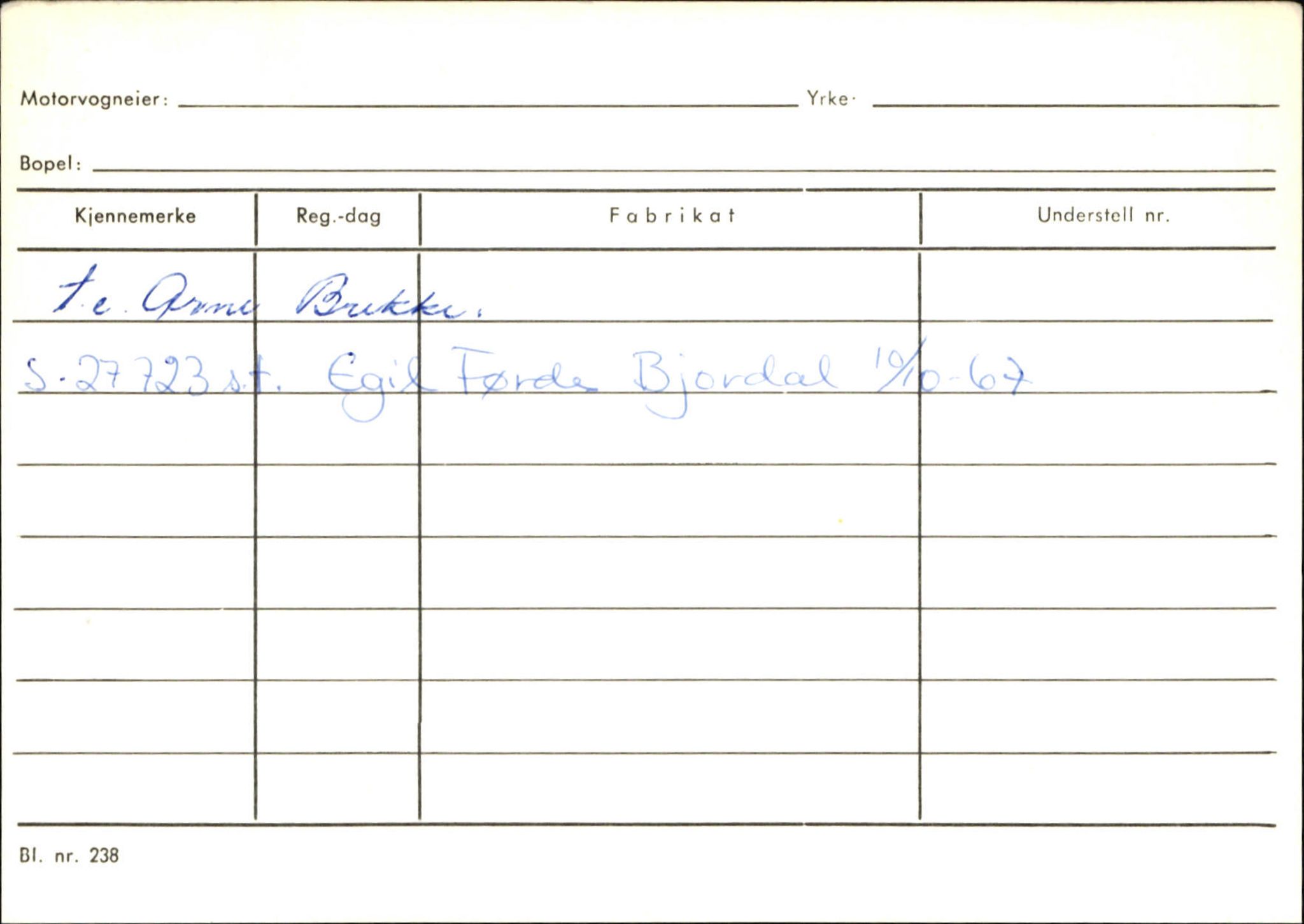 Statens vegvesen, Sogn og Fjordane vegkontor, AV/SAB-A-5301/4/F/L0130: Eigarregister Eid T-Å. Høyanger A-O, 1945-1975, p. 1101