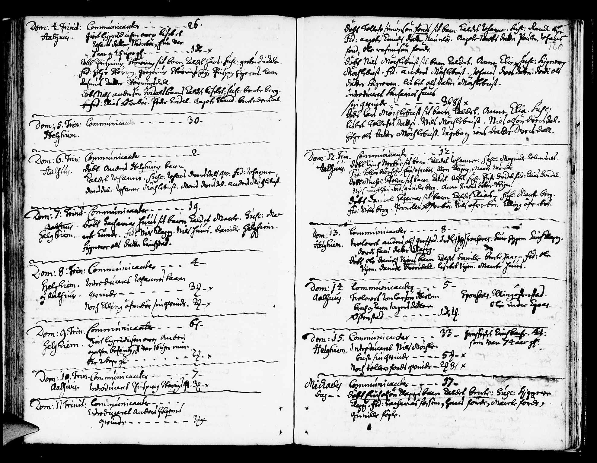 Jølster sokneprestembete, SAB/A-80701/H/Haa/Haaa/L0002: Parish register (official) no. A 2, 1731-1749, p. 159-160