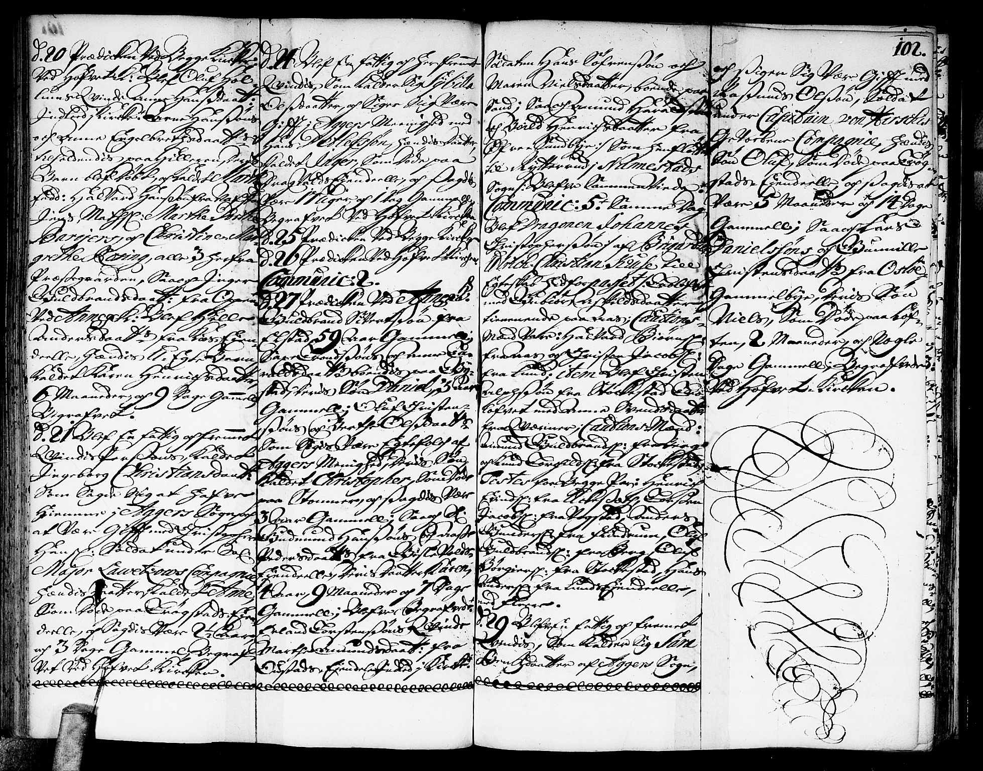 Ullensaker prestekontor Kirkebøker, AV/SAO-A-10236a/F/Fa/L0003: Parish register (official) no. I 3, 1711-1720, p. 102