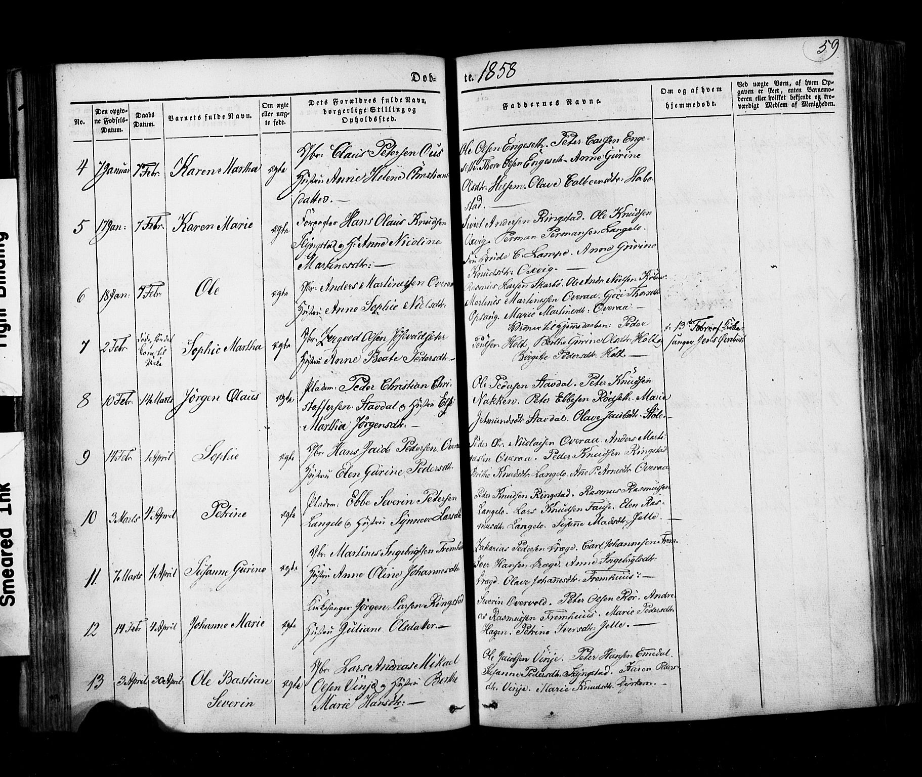 Ministerialprotokoller, klokkerbøker og fødselsregistre - Møre og Romsdal, AV/SAT-A-1454/520/L0275: Parish register (official) no. 520A05, 1844-1881, p. 59