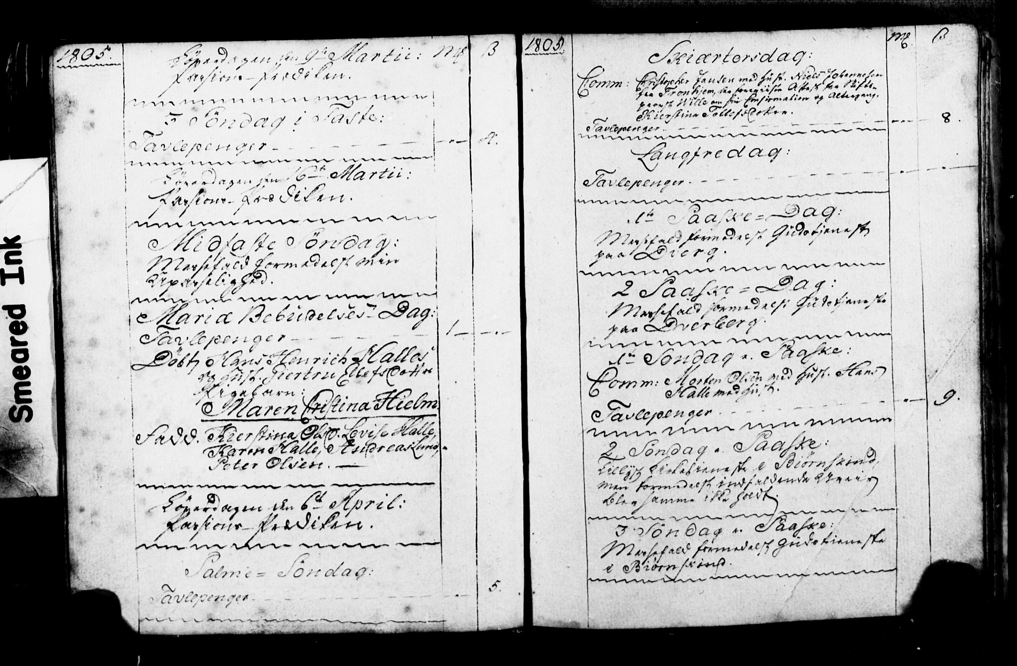 Ministerialprotokoller, klokkerbøker og fødselsregistre - Nordland, AV/SAT-A-1459/899/L1435: Parish register (official) no. 899A03, 1789-1808