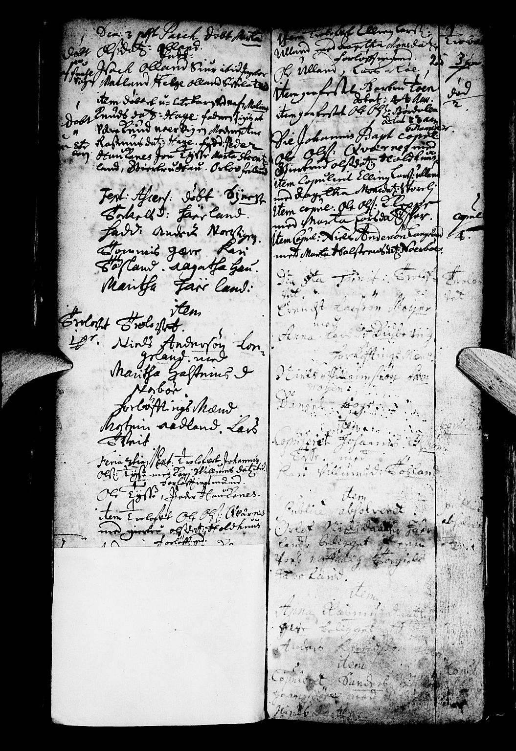 Os sokneprestembete, SAB/A-99929: Parish register (official) no. A 4, 1669-1760, p. 25