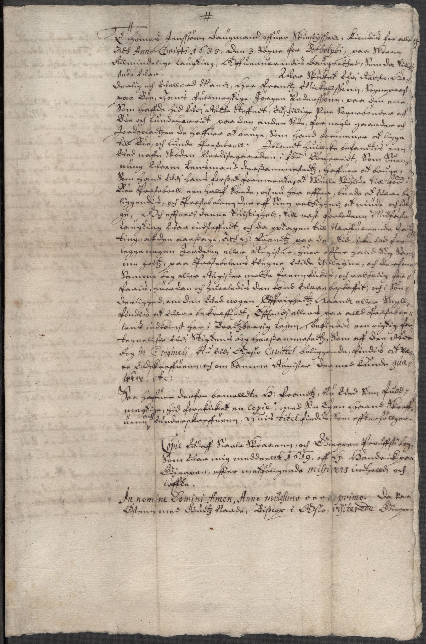 Riksarkivets diplomsamling, AV/RA-EA-5965/F15/L0027: Prestearkiv - Telemark, 1587-1738, p. 58