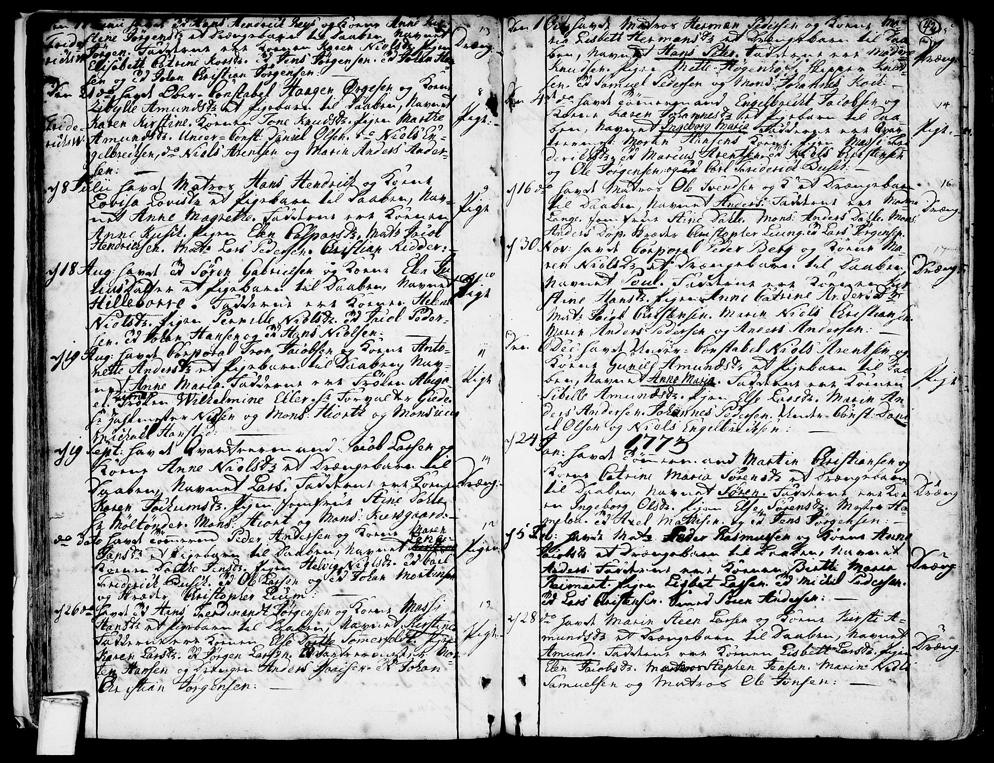 Stavern kirkebøker, SAKO/A-318/F/Fa/L0001: Parish register (official) no. 1, 1756-1782, p. 42