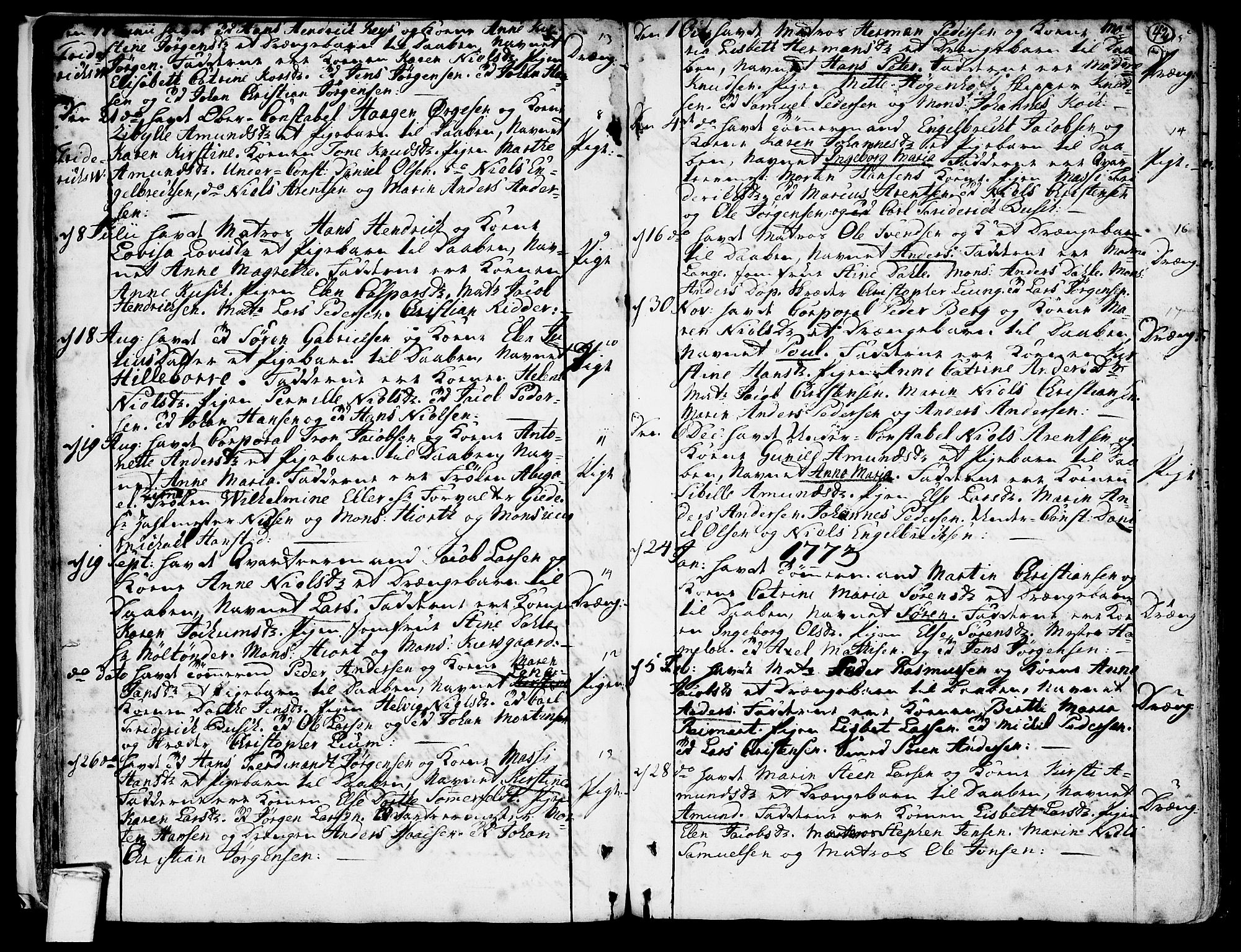 Stavern kirkebøker, AV/SAKO-A-318/F/Fa/L0001: Parish register (official) no. 1, 1756-1782, p. 42