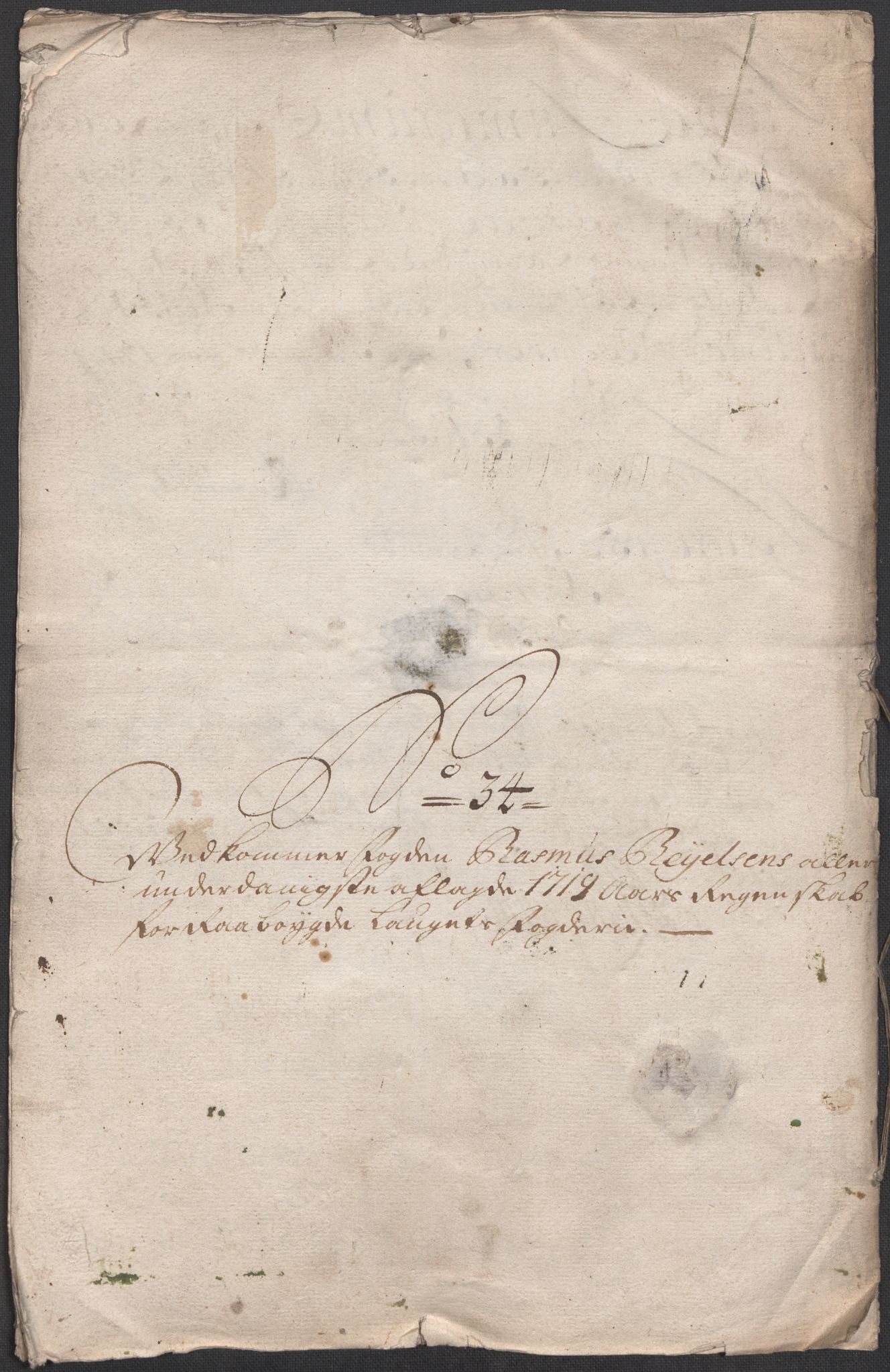 Rentekammeret inntil 1814, Reviderte regnskaper, Fogderegnskap, AV/RA-EA-4092/R40/L2453: Fogderegnskap Råbyggelag, 1718-1719, p. 439