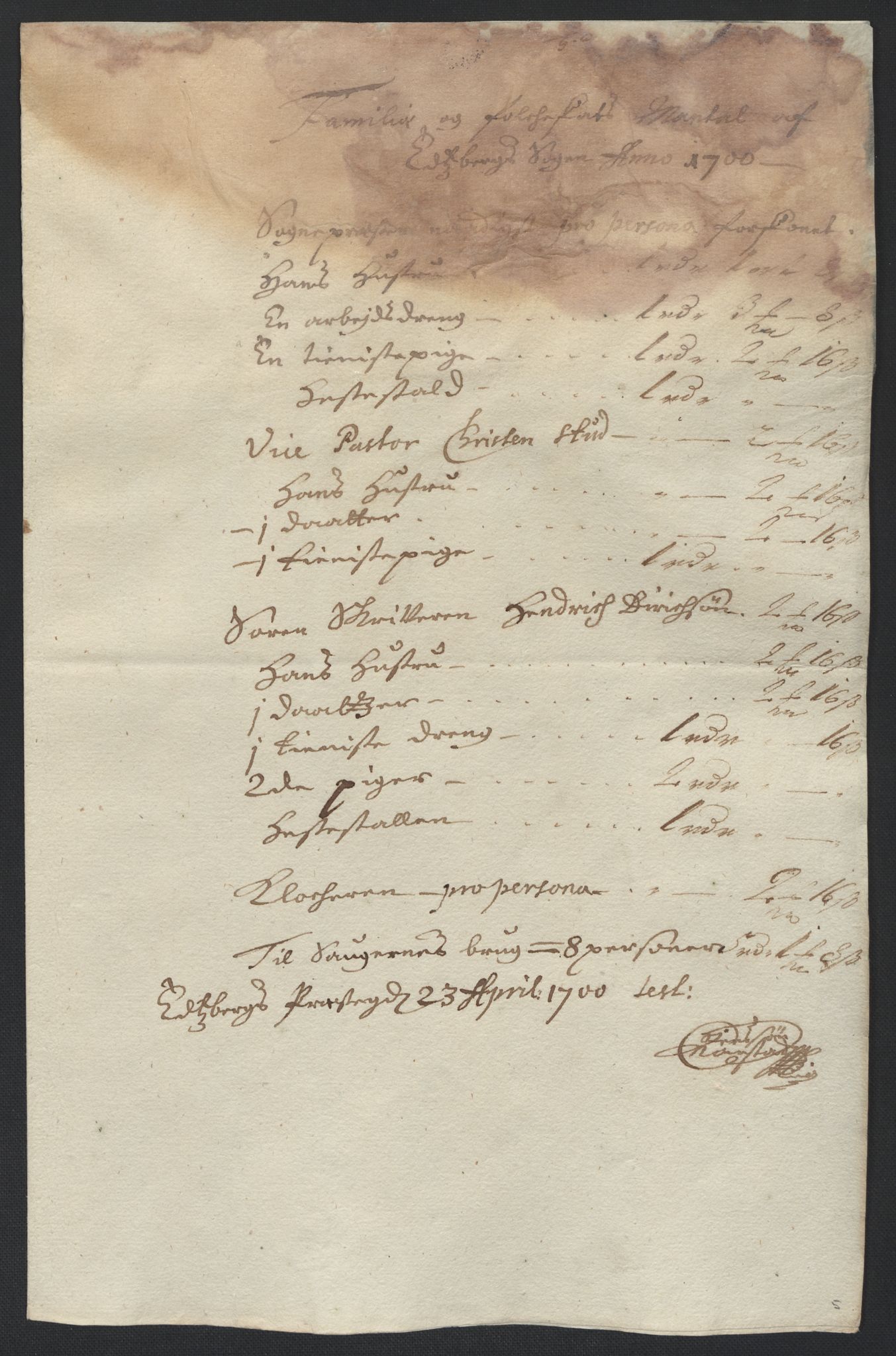 Rentekammeret inntil 1814, Reviderte regnskaper, Fogderegnskap, AV/RA-EA-4092/R07/L0291: Fogderegnskap Rakkestad, Heggen og Frøland, 1700, p. 33