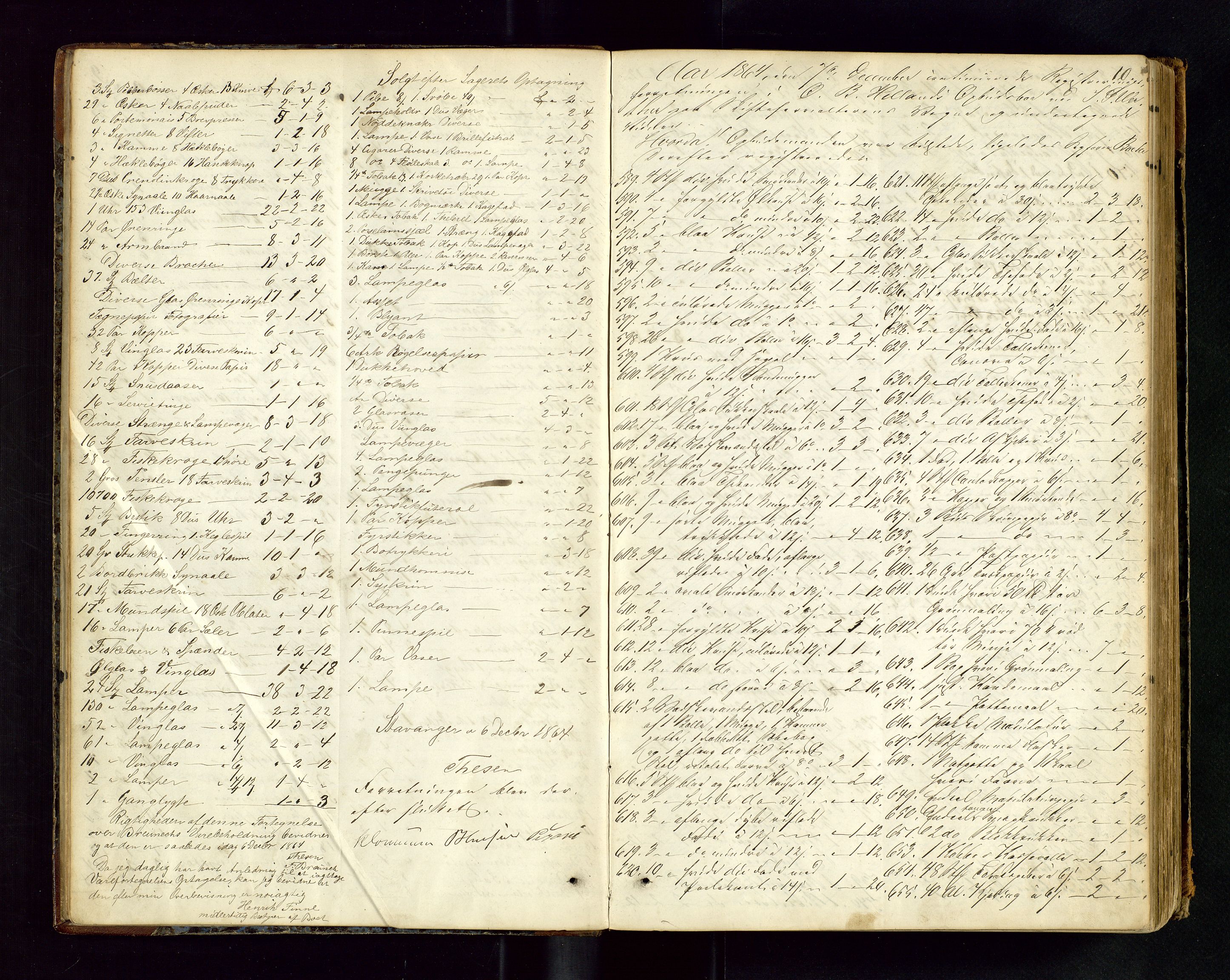 Stavanger byfogd, AV/SAST-A-101408/001/5/50/503BA/L0003: Registreringsprotokoll, 1864-1882, p. 10