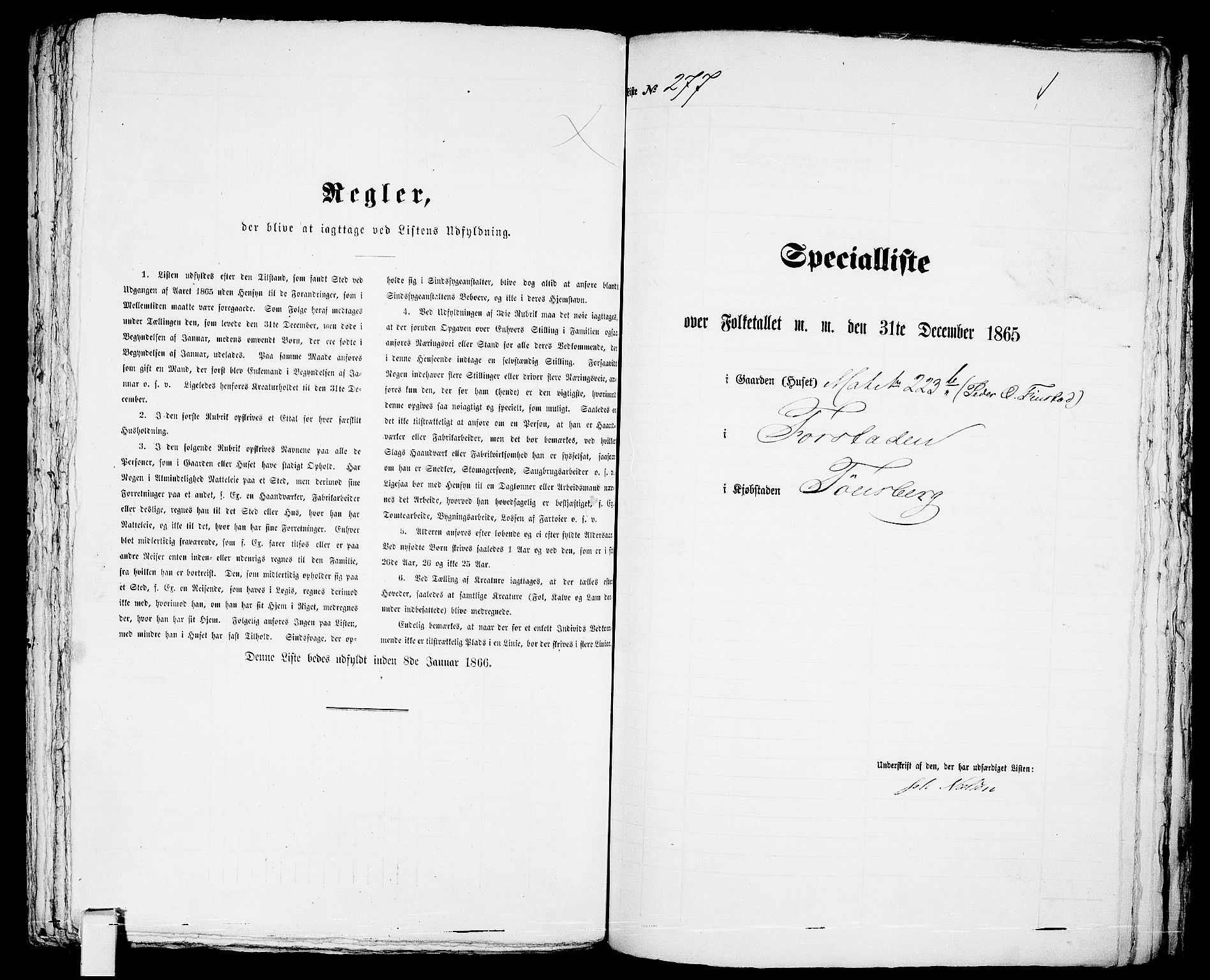 RA, 1865 census for Tønsberg, 1865, p. 596