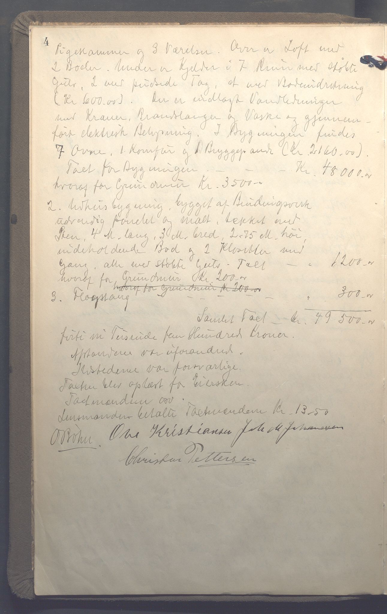 Lensmennene i Aker, OBA/A-10133/F/Fb/L0002: Branntakstprotokoll, 1922-1929, p. 4