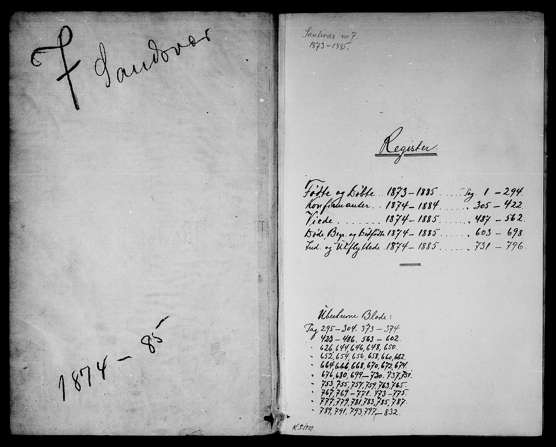 Sandsvær kirkebøker, AV/SAKO-A-244/G/Gb/L0001: Parish register (copy) no. II 1, 1874-1885