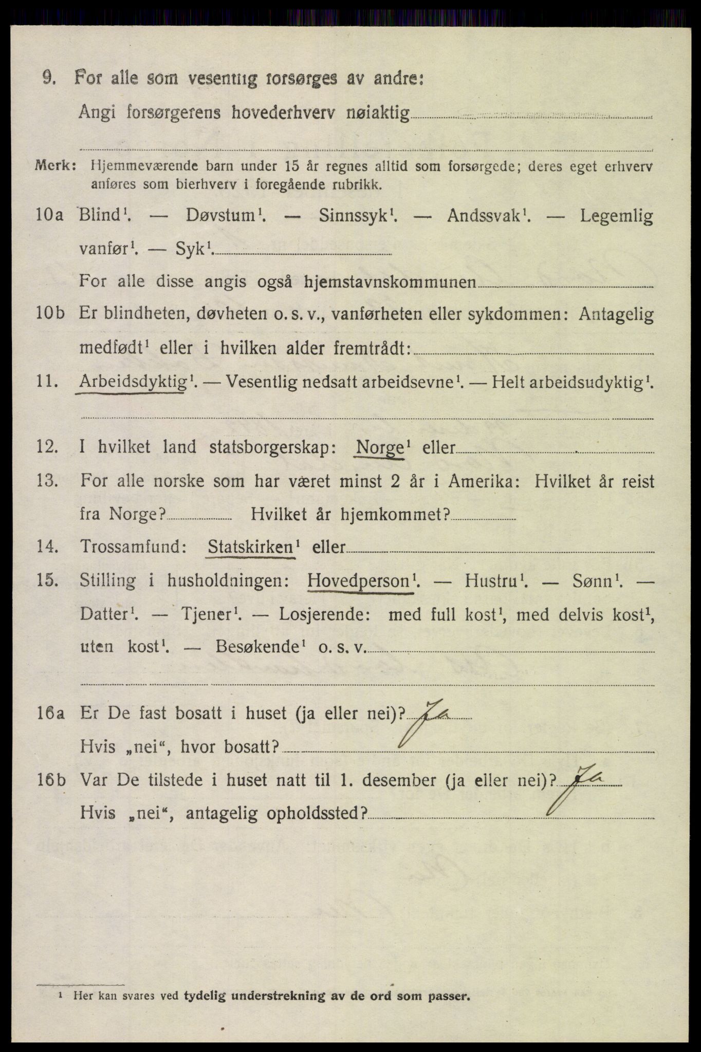 SAH, 1920 census for Nord-Aurdal, 1920, p. 10785