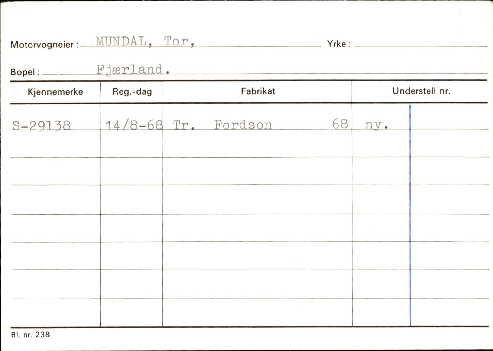 Statens vegvesen, Sogn og Fjordane vegkontor, AV/SAB-A-5301/4/F/L0132: Eigarregister Askvoll A-Å. Balestrand A-Å, 1945-1975, p. 2098